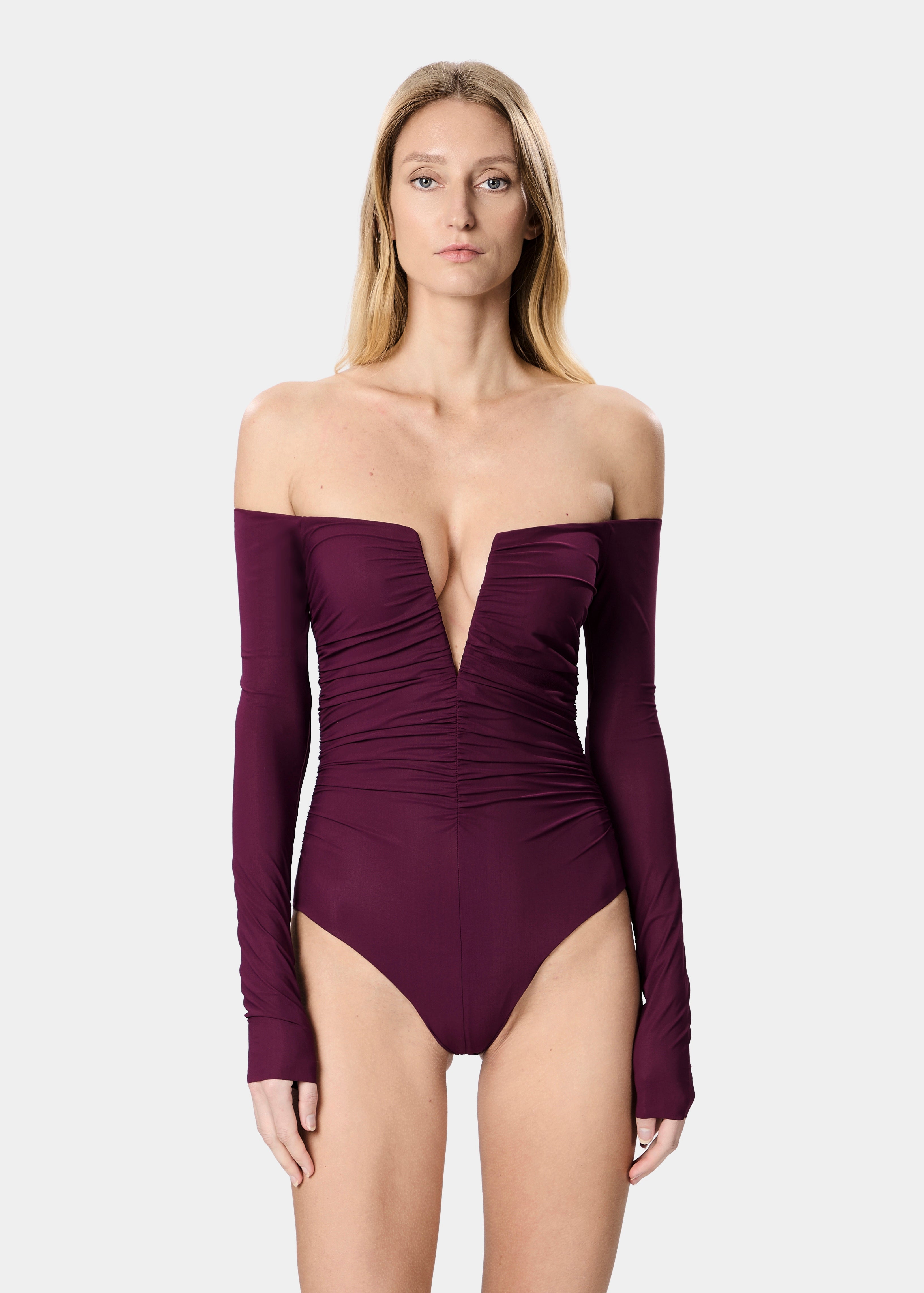 ALIKA BODYSUIT MAROON