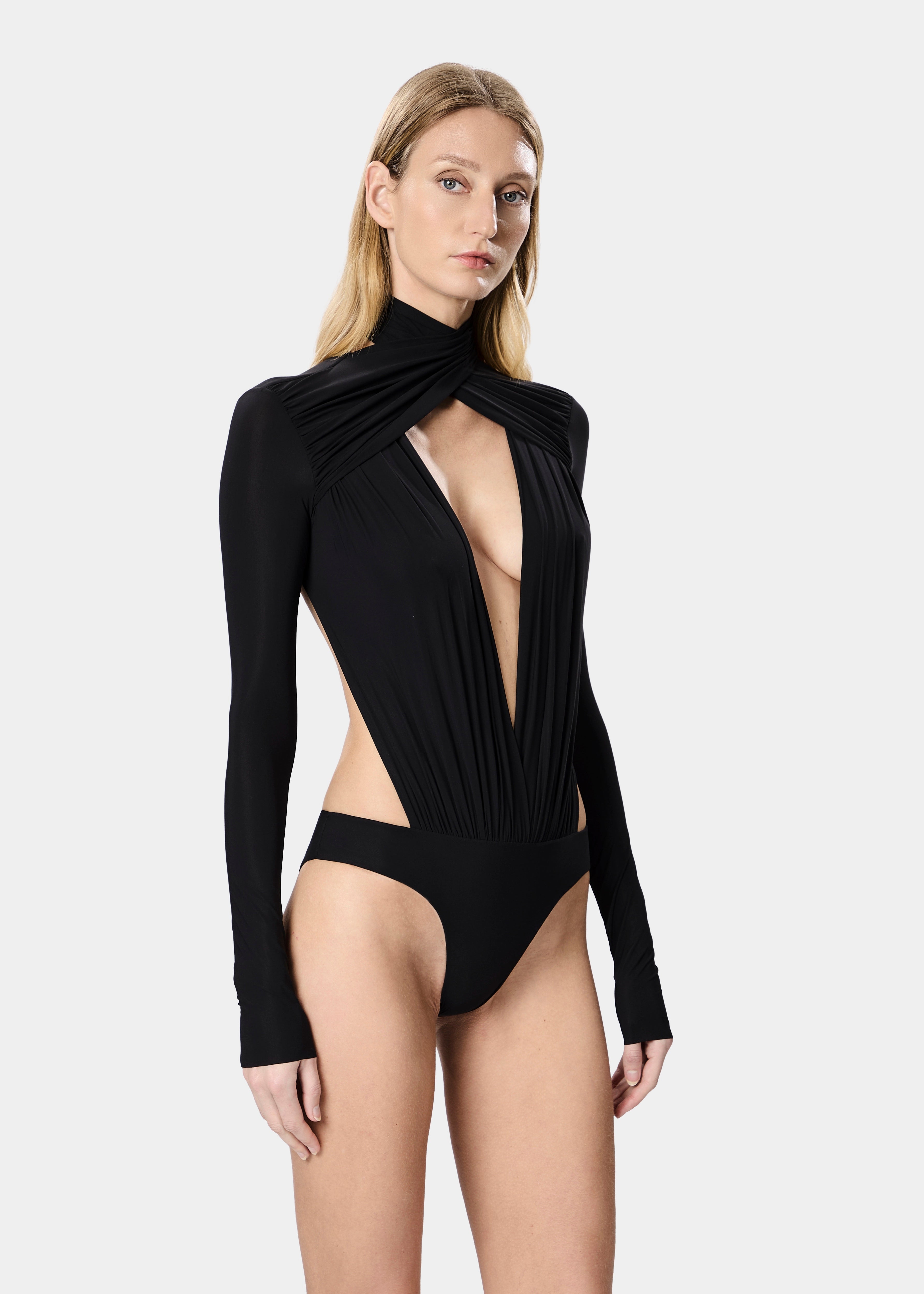 ANAIS BODYSUIT DEEP BLACK