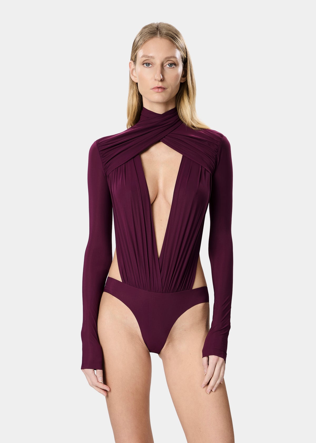 ANAIS BODYSUIT MAROON