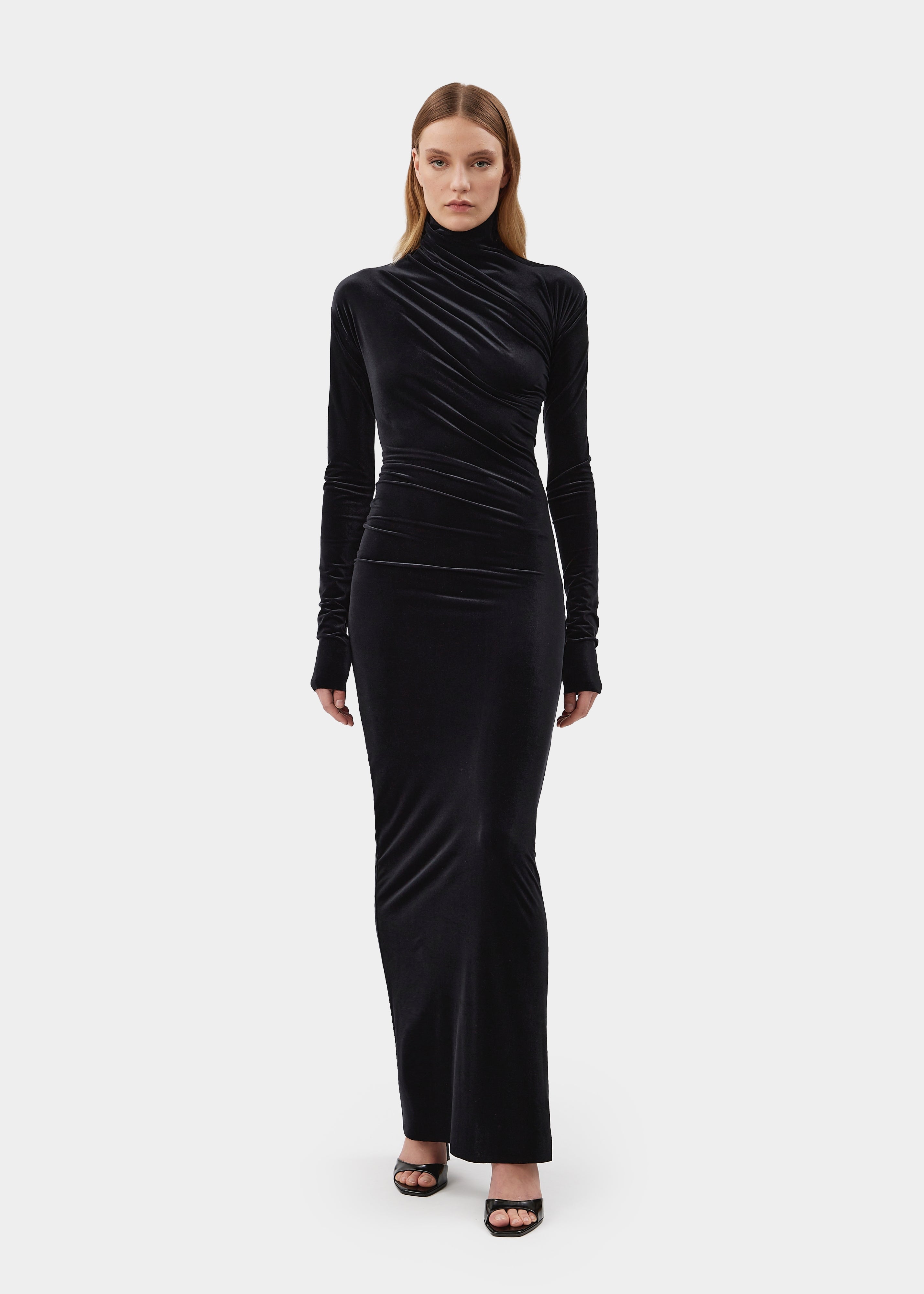Chelsea Velvet Jet Black