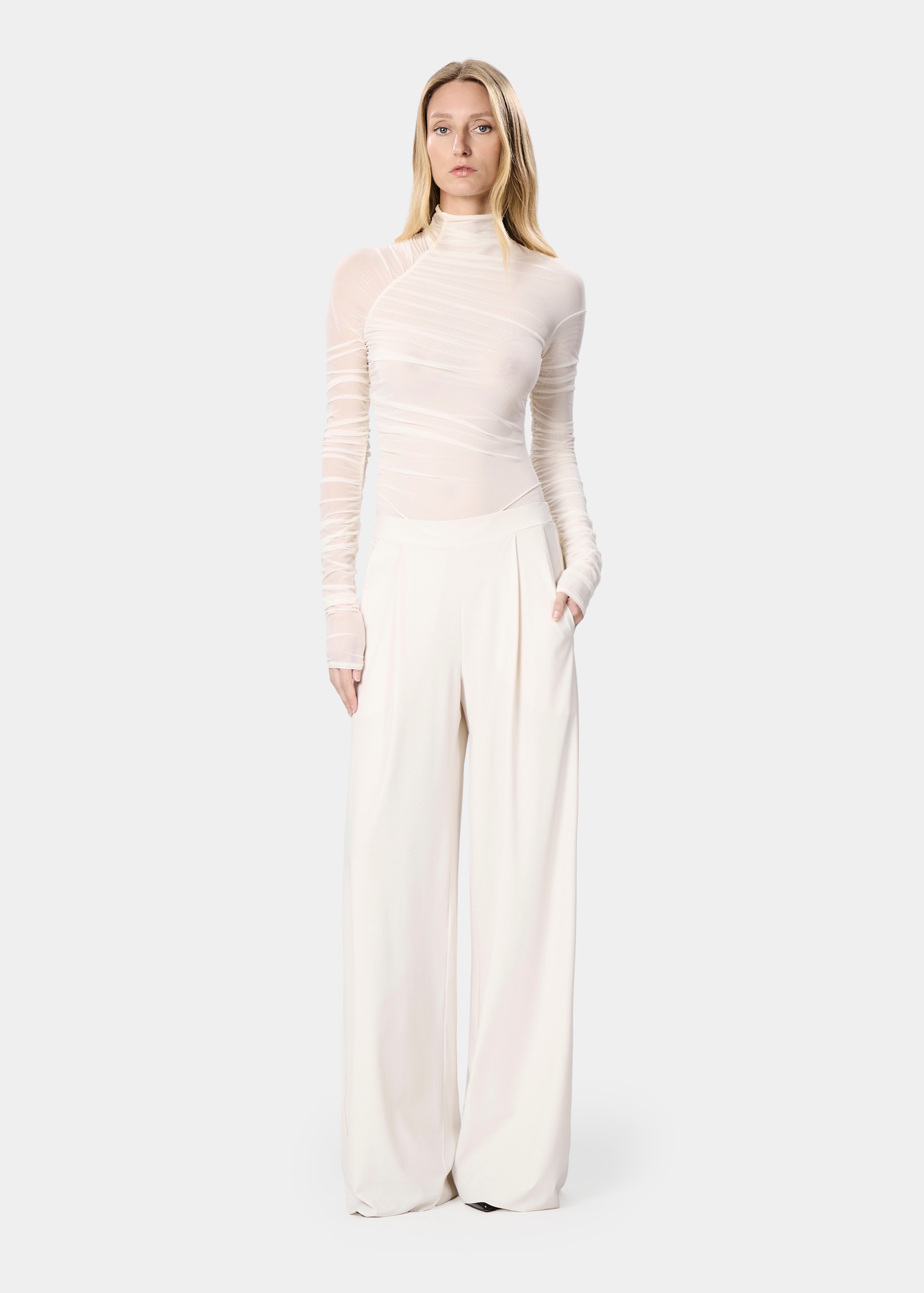 ELEN BODYSUIT SHEER DREAM WHITE