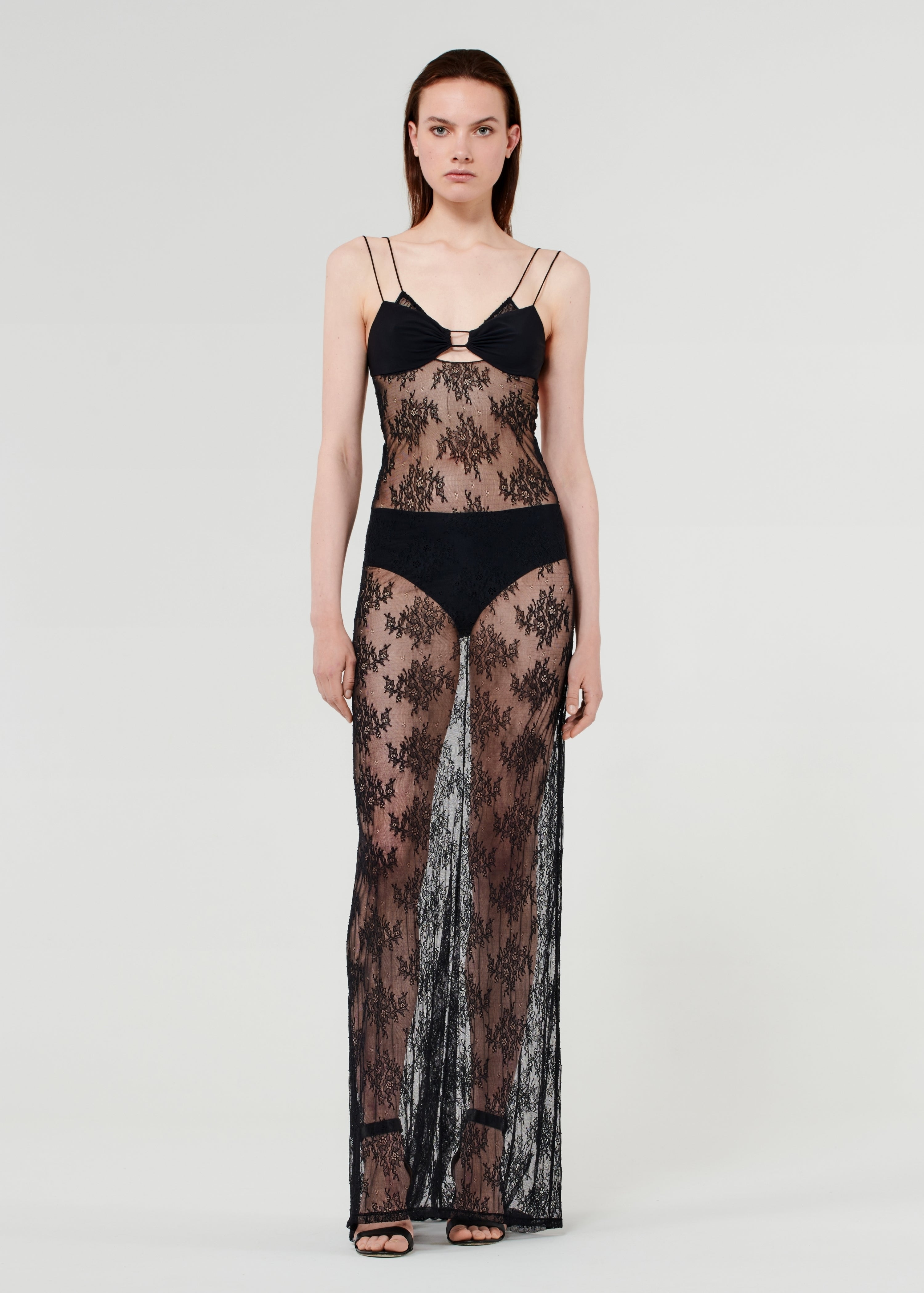 GRETA LACE DEEP BLACK