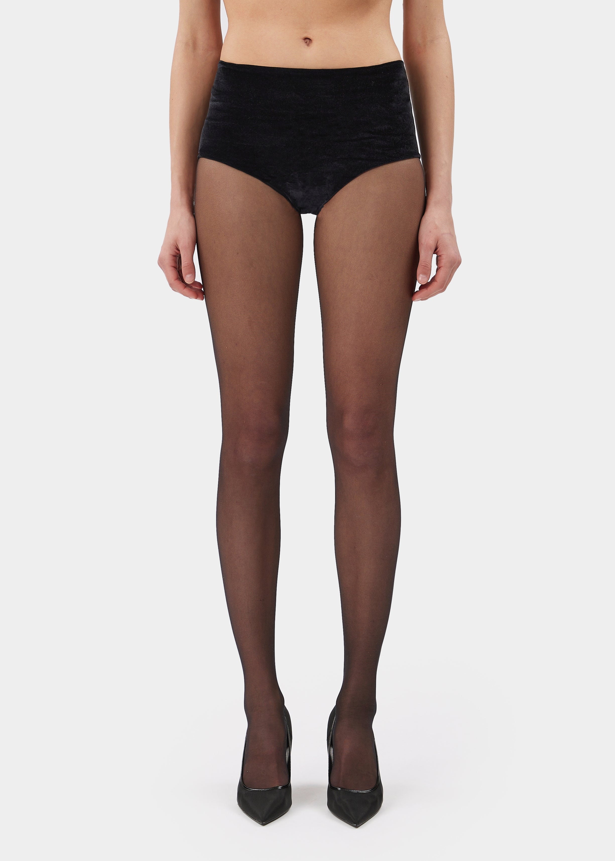 Hedi Velvet Jet Black