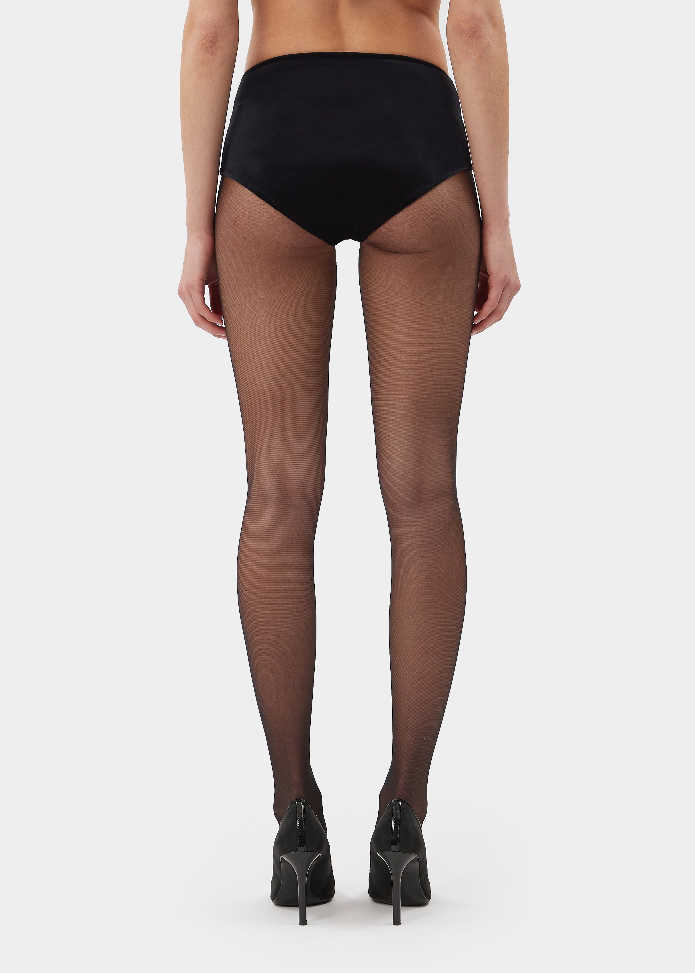 Hedi Velvet Jet Black