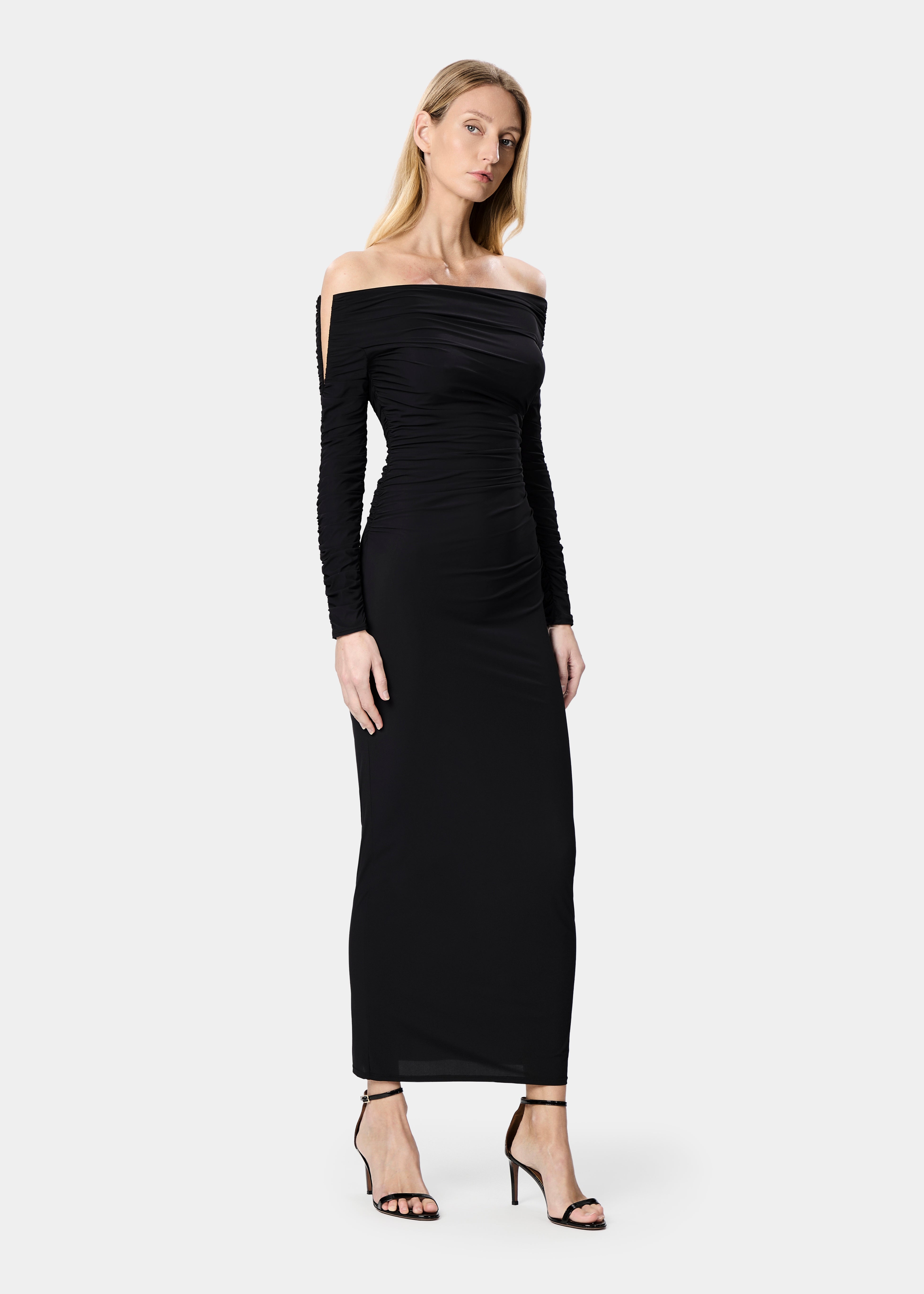 JANIS DRESS DEEP BLACK