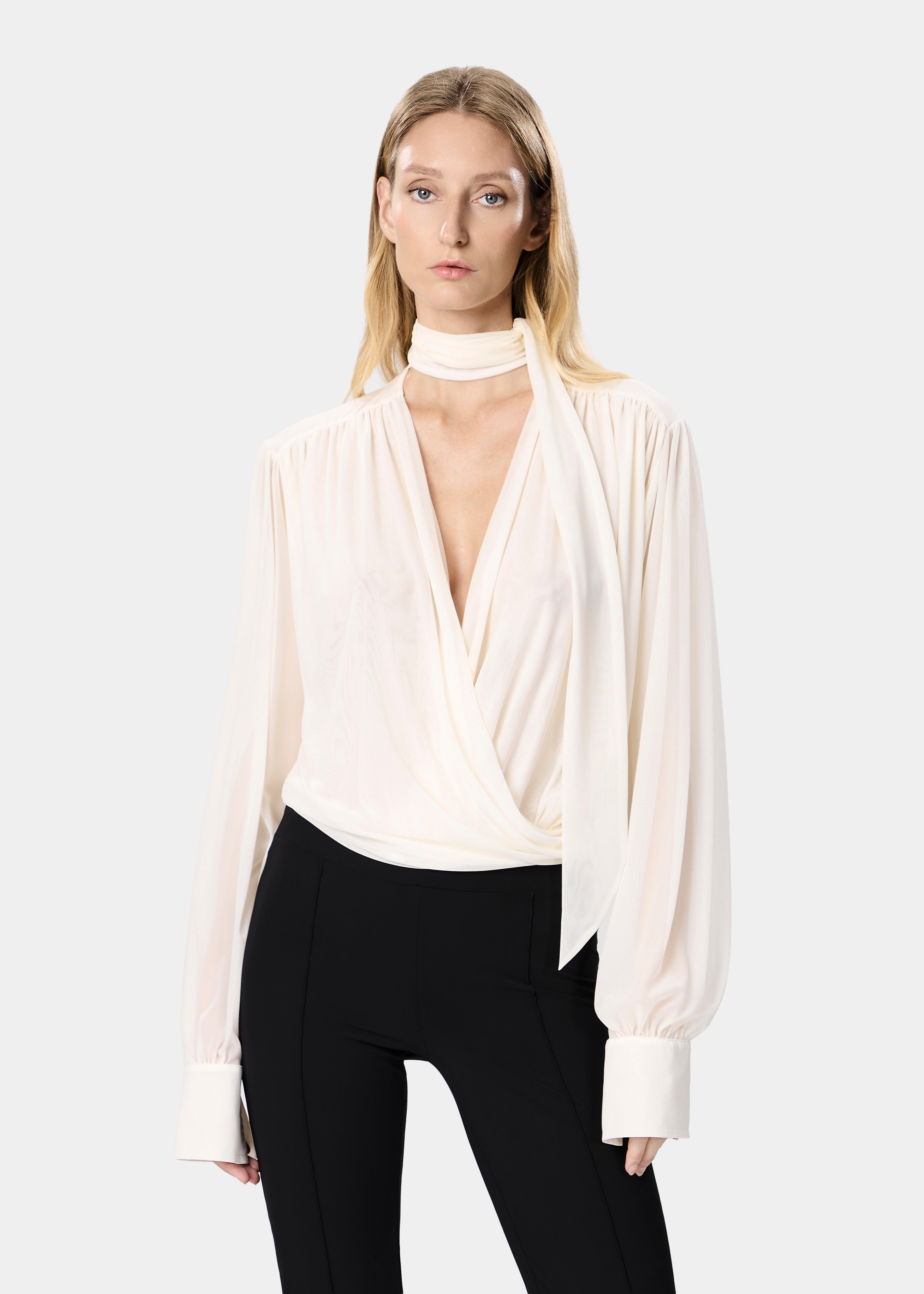 KEILA BODYSUIT SHEER DREAM WHITE