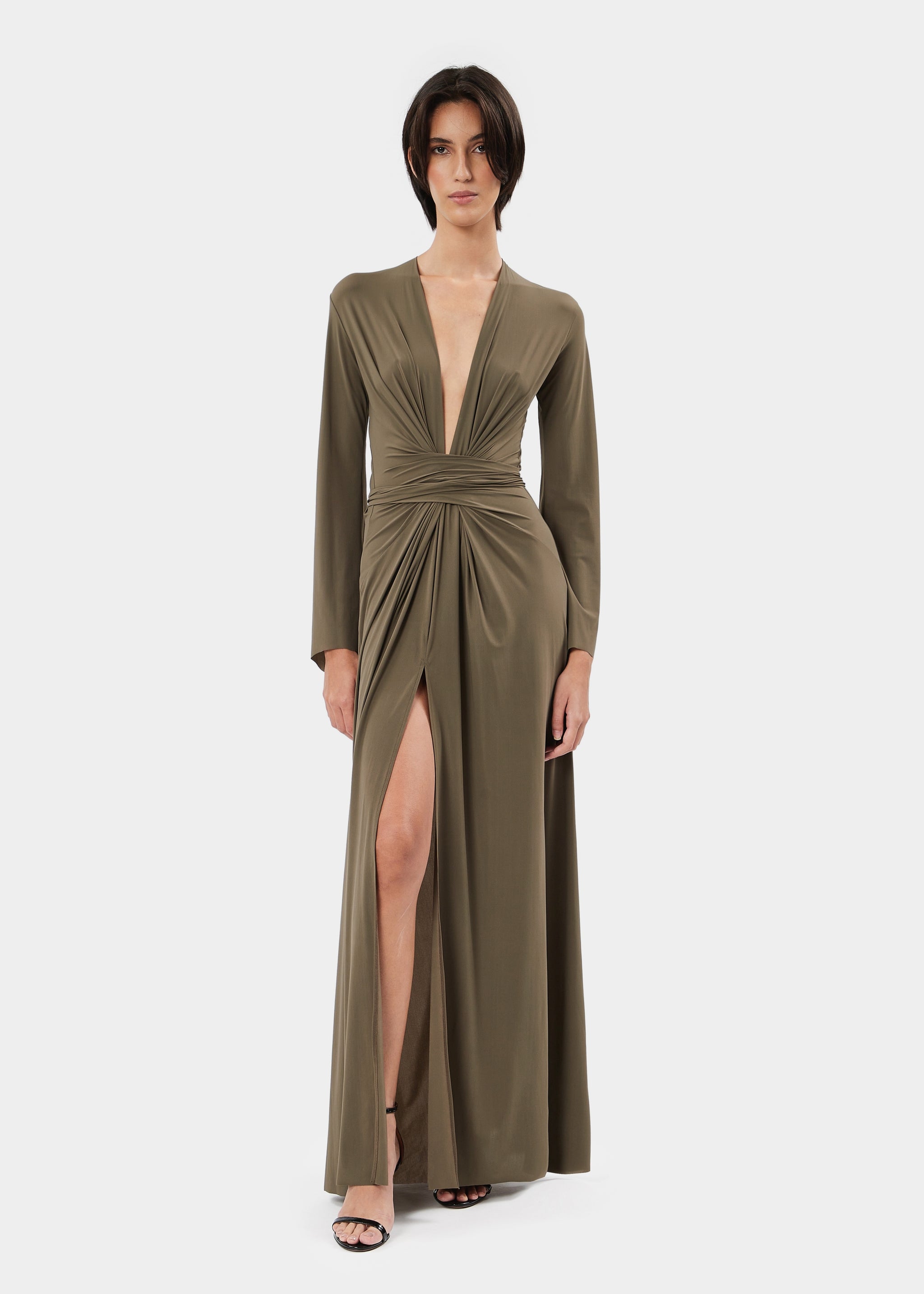 Margot olive green maxi dress | Amazun Margot olive green maxi dress | Amazun