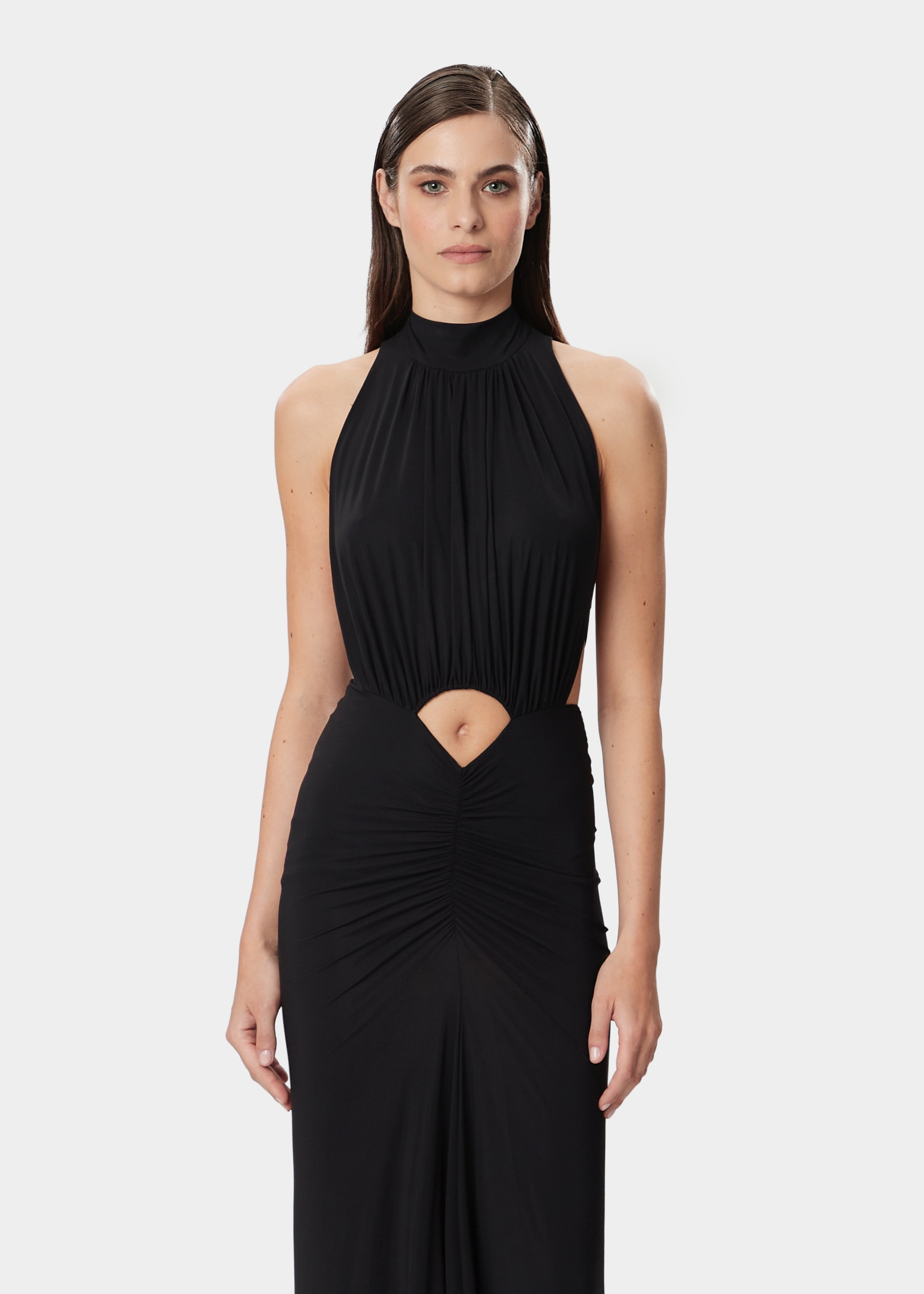 MINA DRESS DEEP BLACK