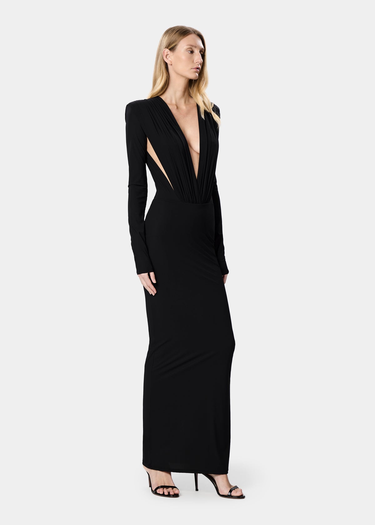 RASHA DRESS DEEP BLACK