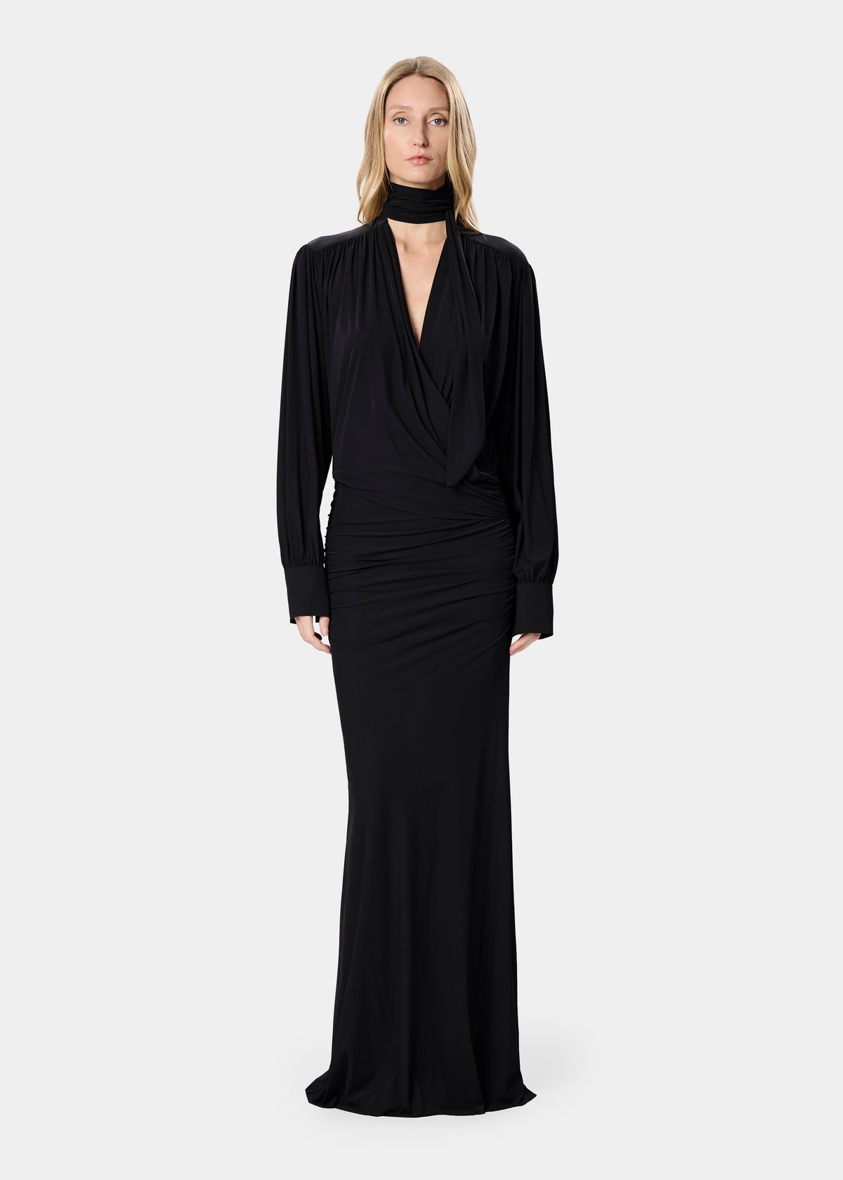 RIHANNA DRESS DEEP BLACK