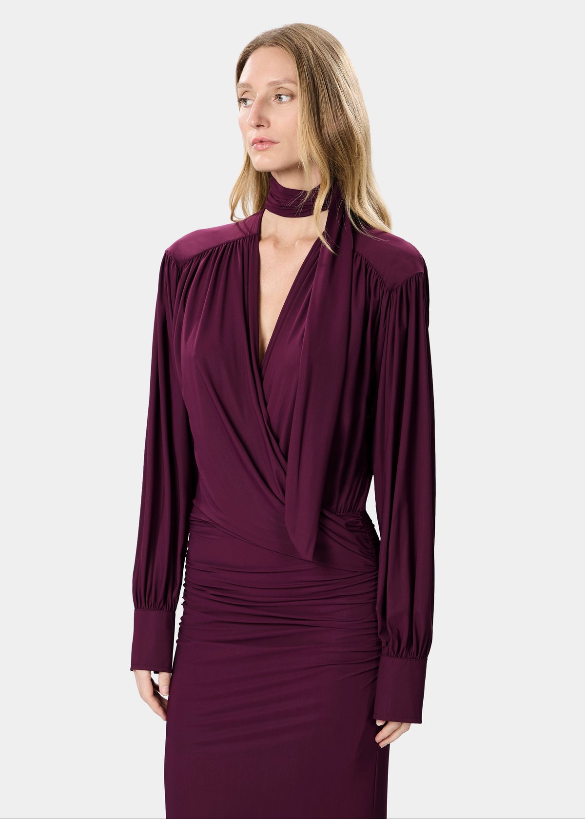 RIHANNA DRESS MAROON