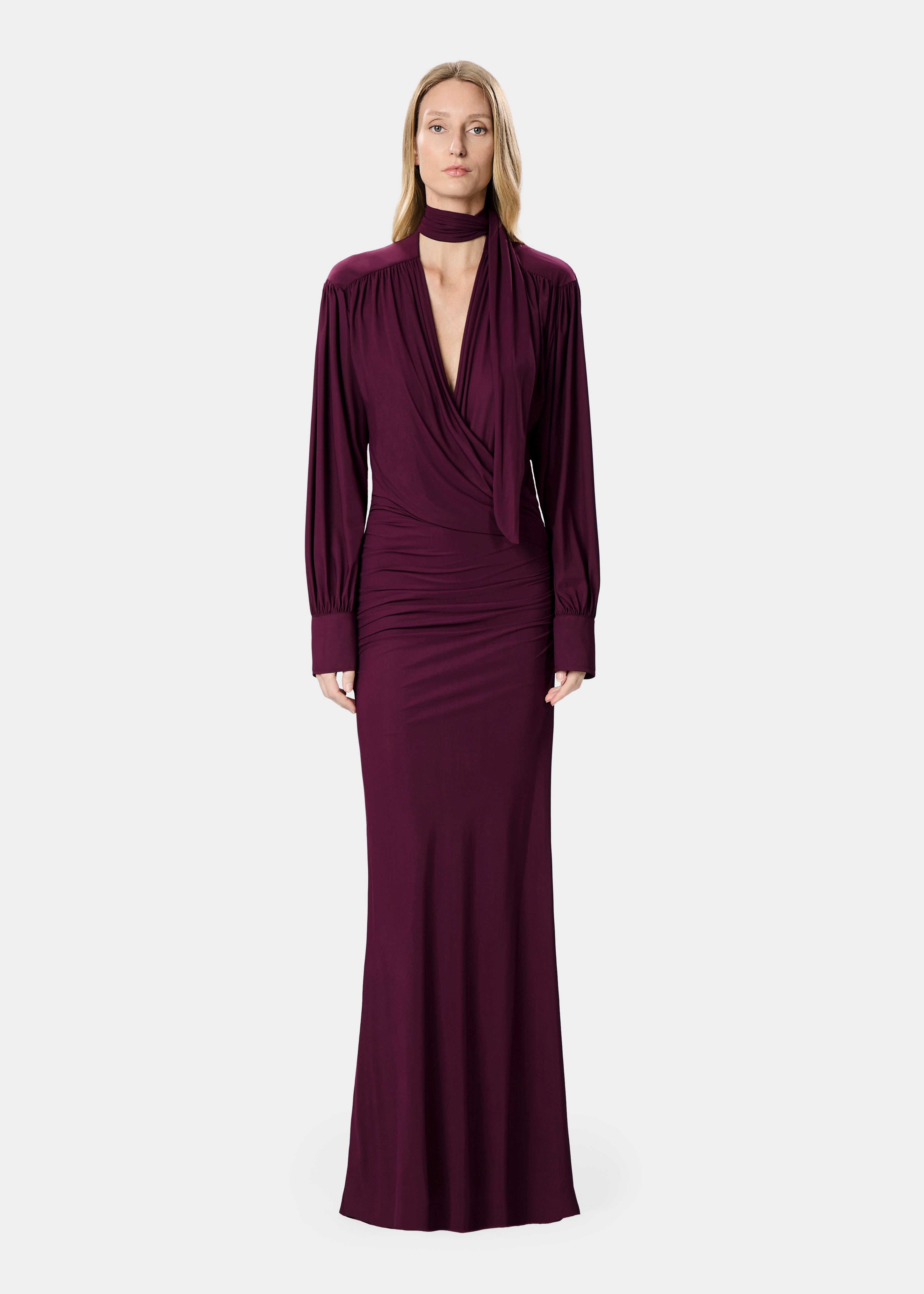 RIHANNA DRESS MAROON