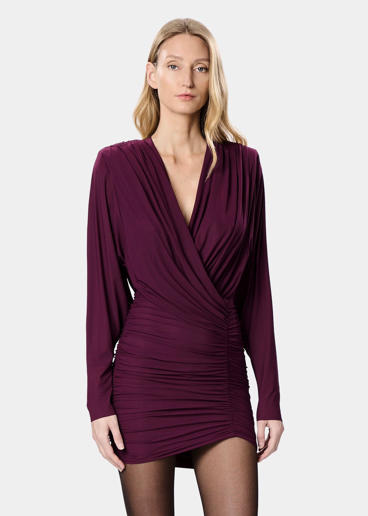 SANDY DRESS MAROON