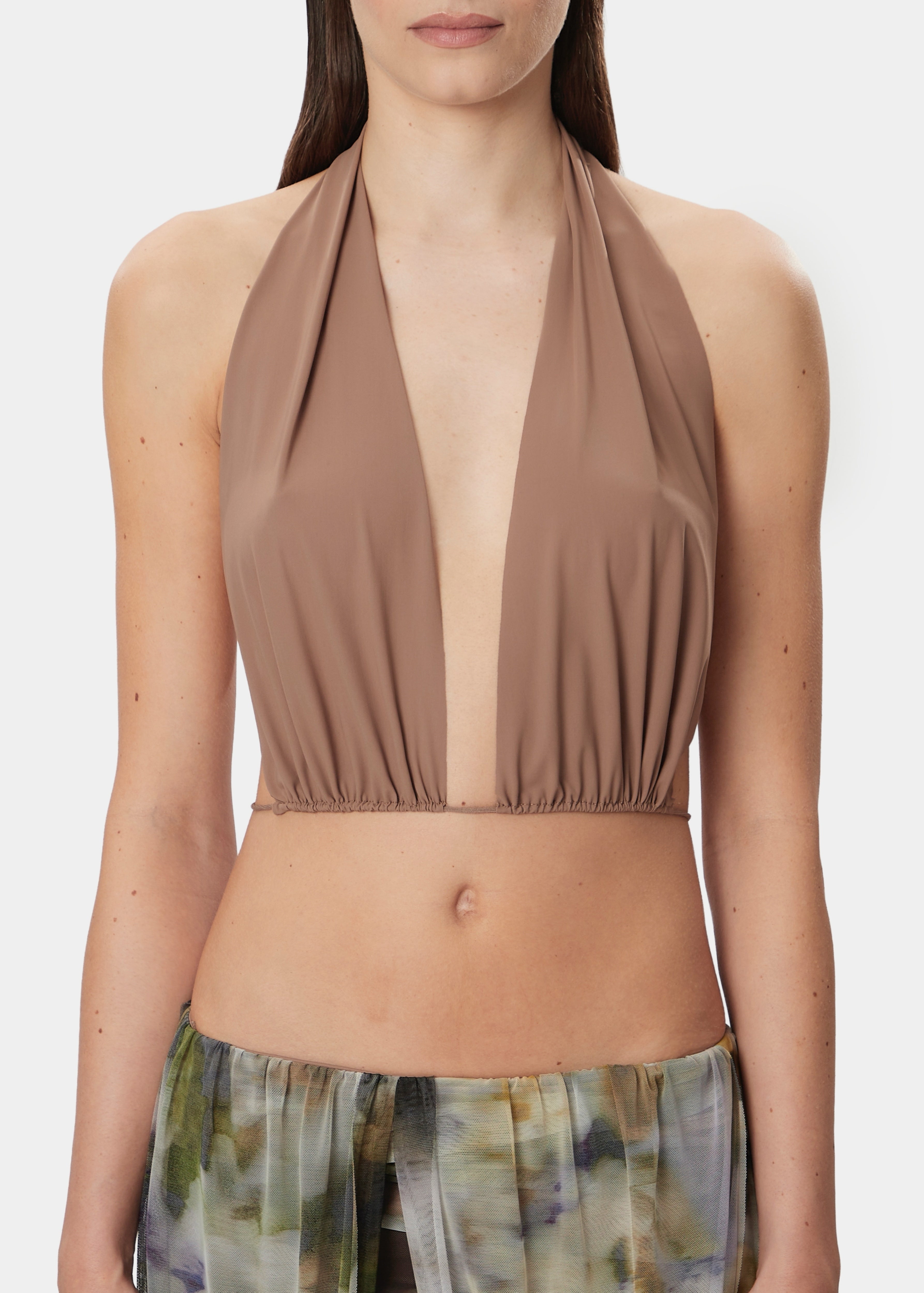 TAMIE DRESS SHEER FADED FLORAL