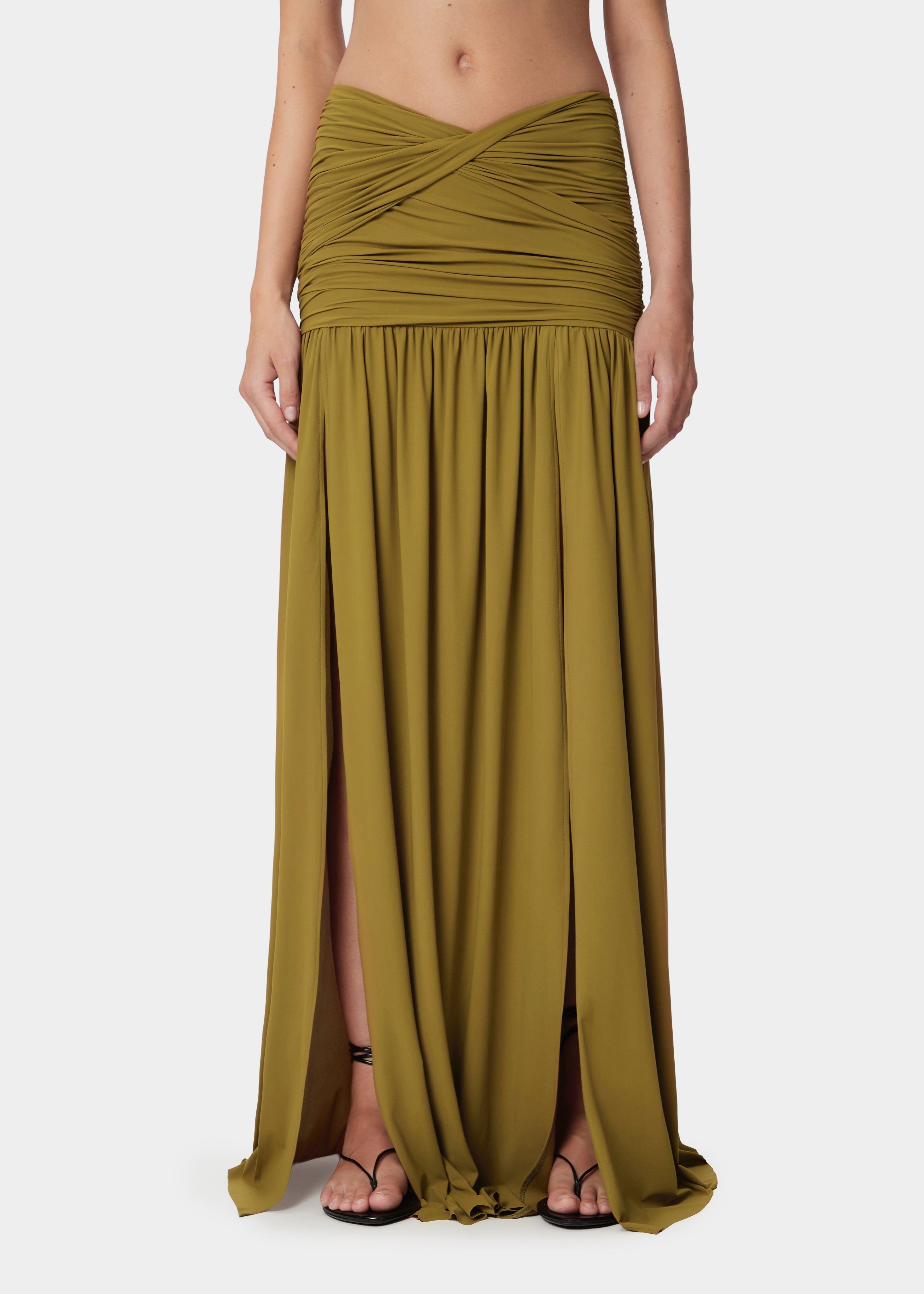 TAYLA SKIRT KHAKI GREEN