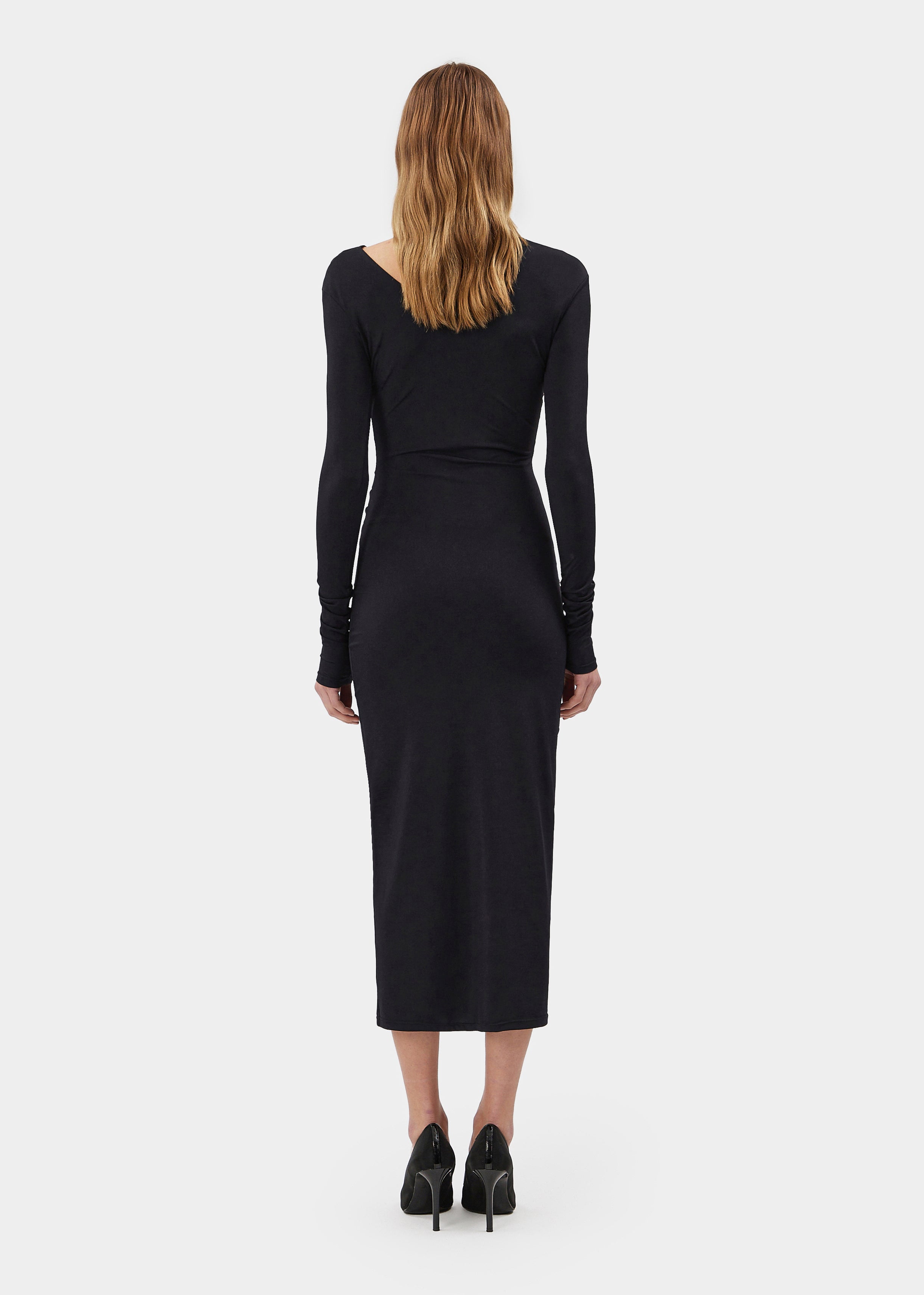 Velia Satin Bright Black