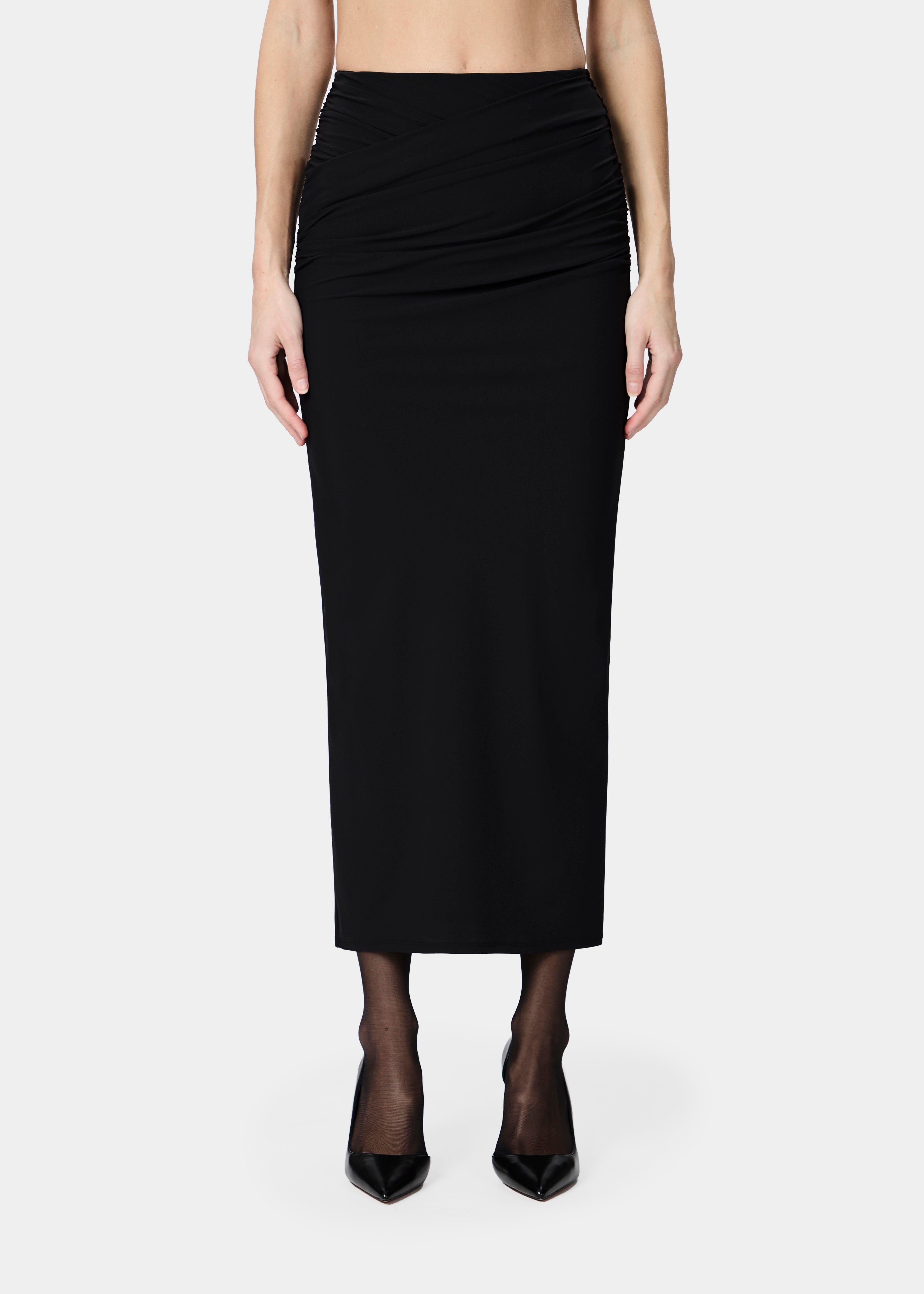 VIKY SKIRT DEEP BLACK