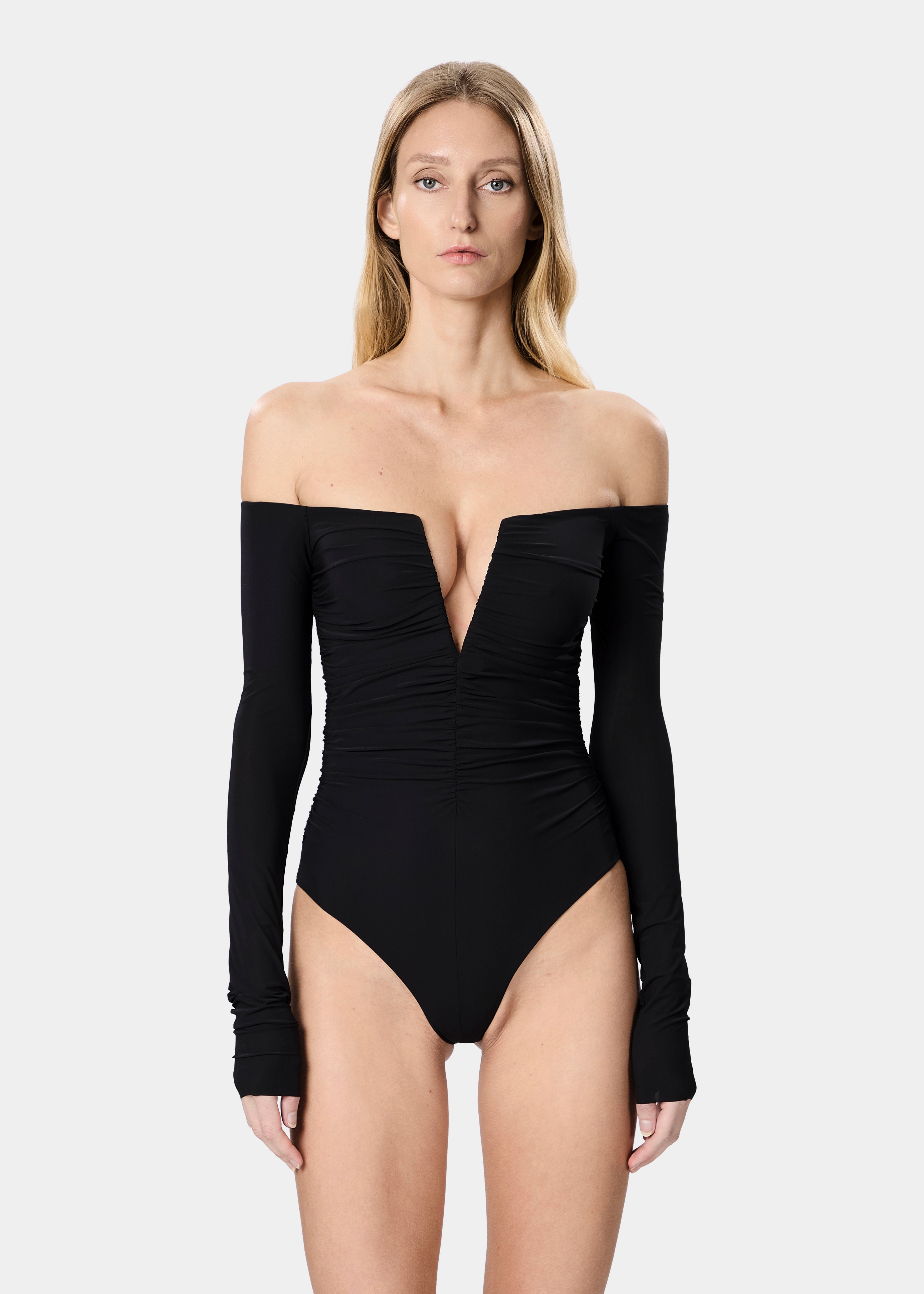 ALIKA BODYSUIT DEEP BLACK