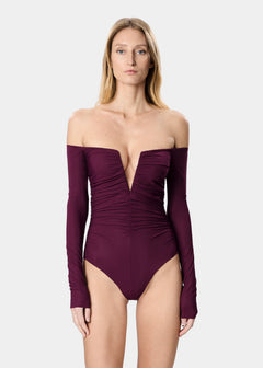 ALIKA BODYSUIT MAROON