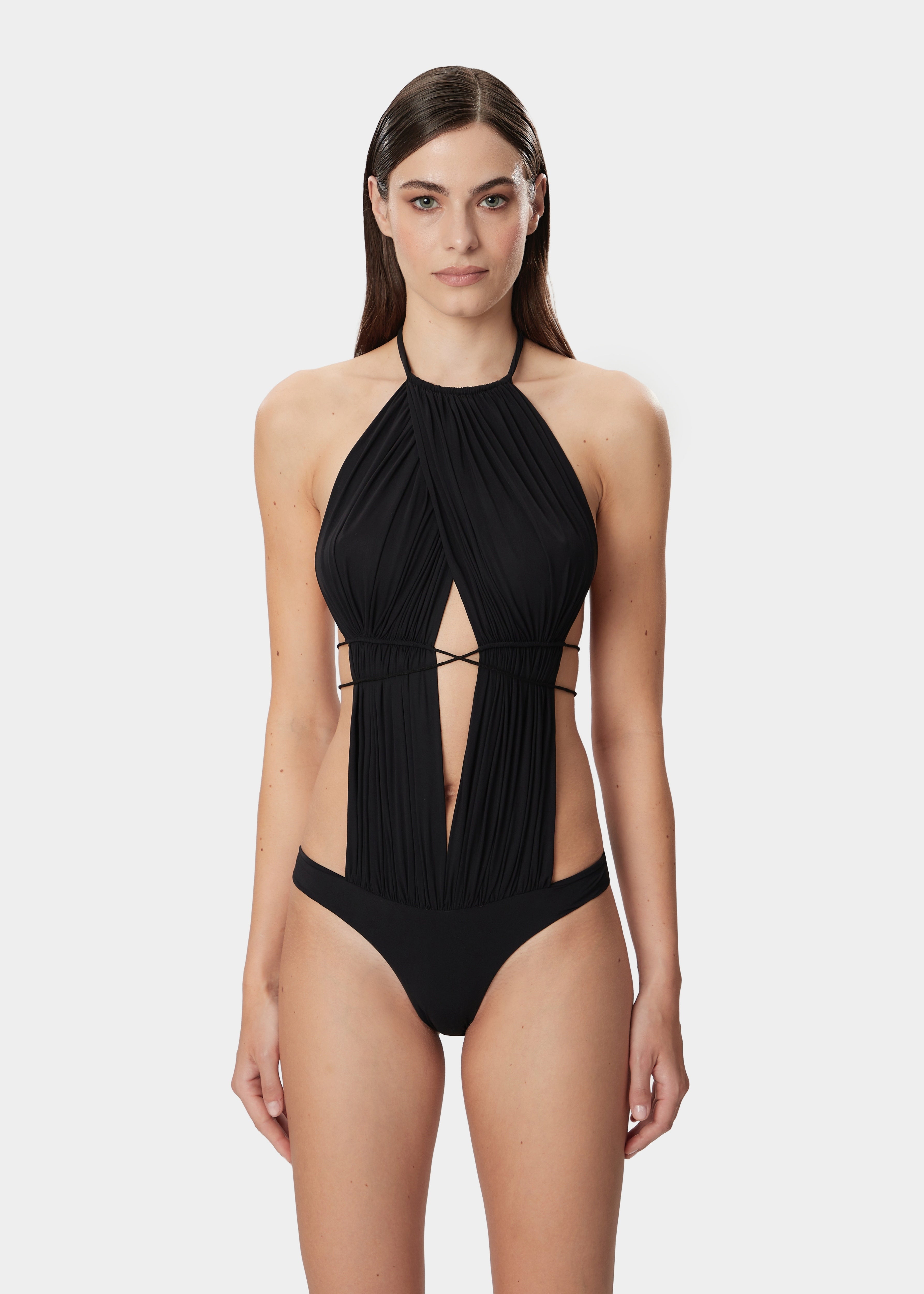 ANA BODYSUIT DEEP BLACK