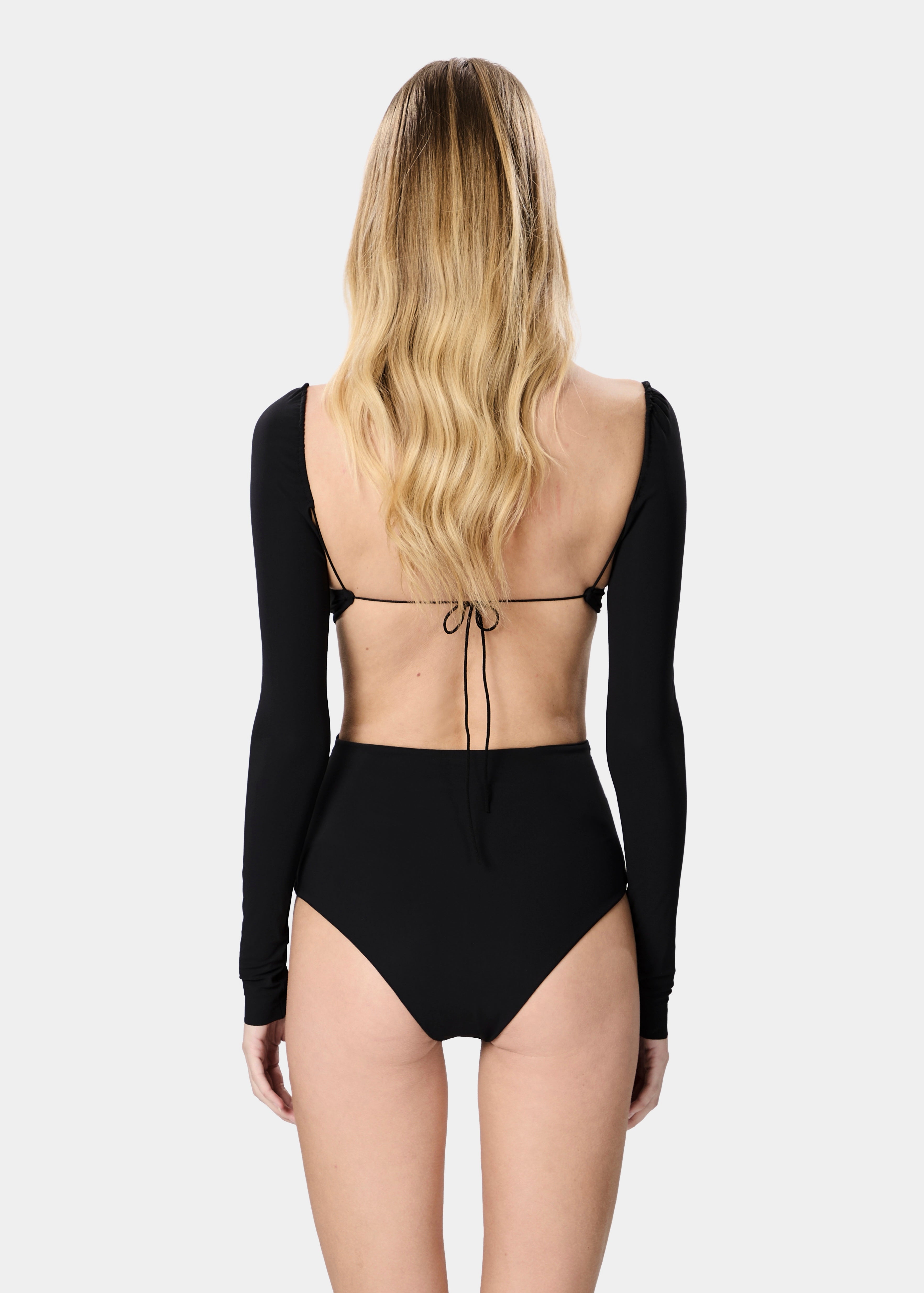 AZHAR BODYSUIT DEEP BLACK