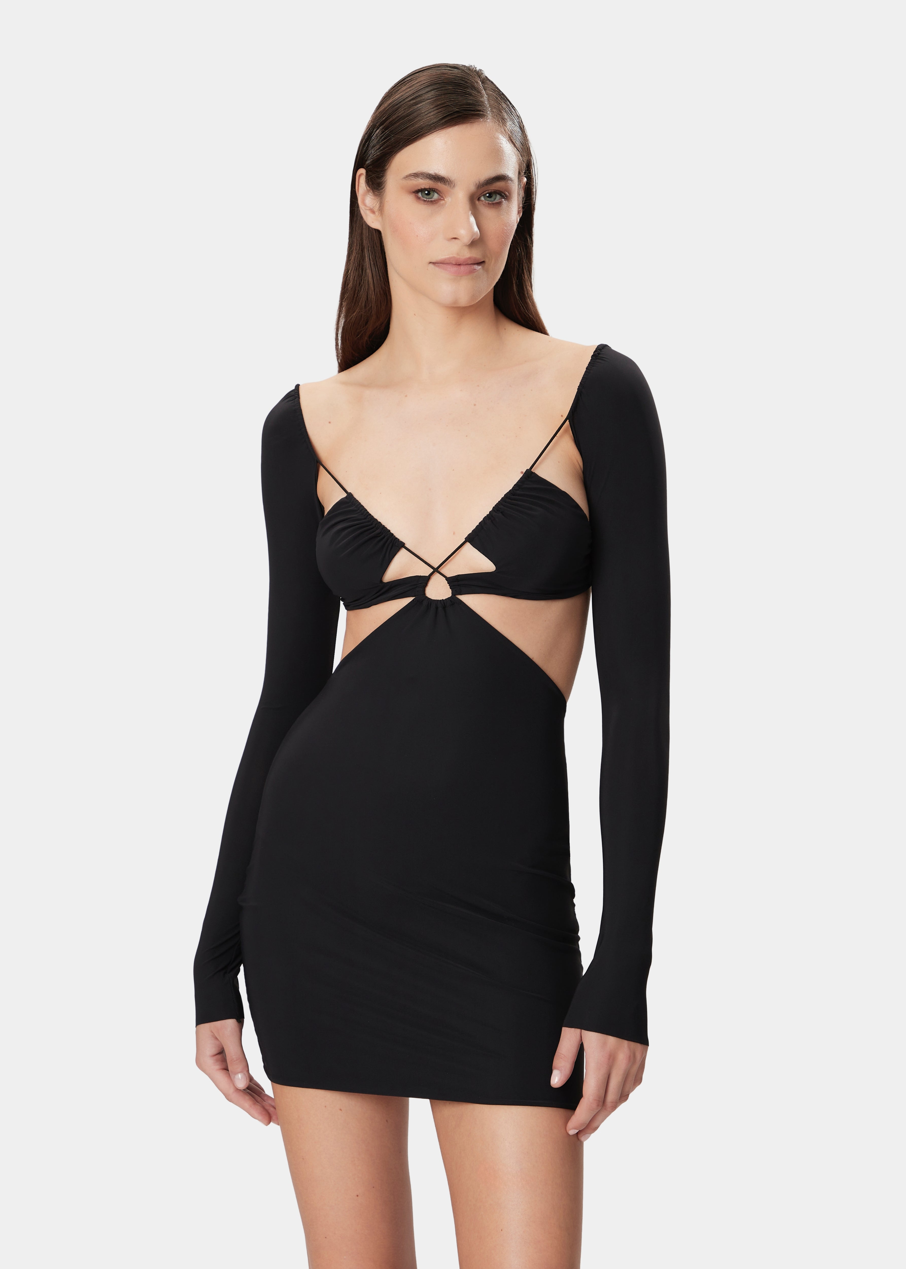 AZHAR DRESS DEEP BLACK