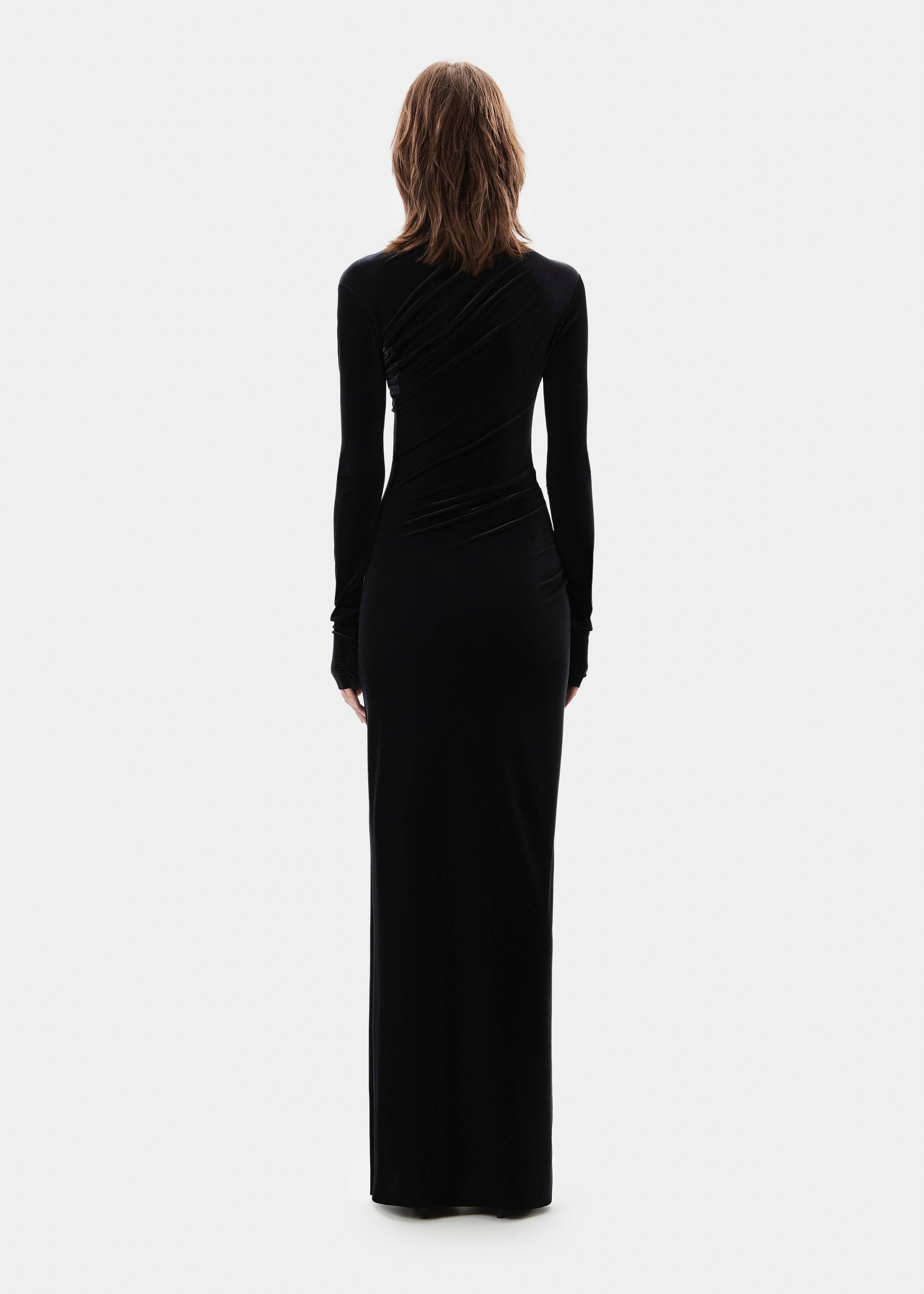 CHELSEA VELVET JET BLACK