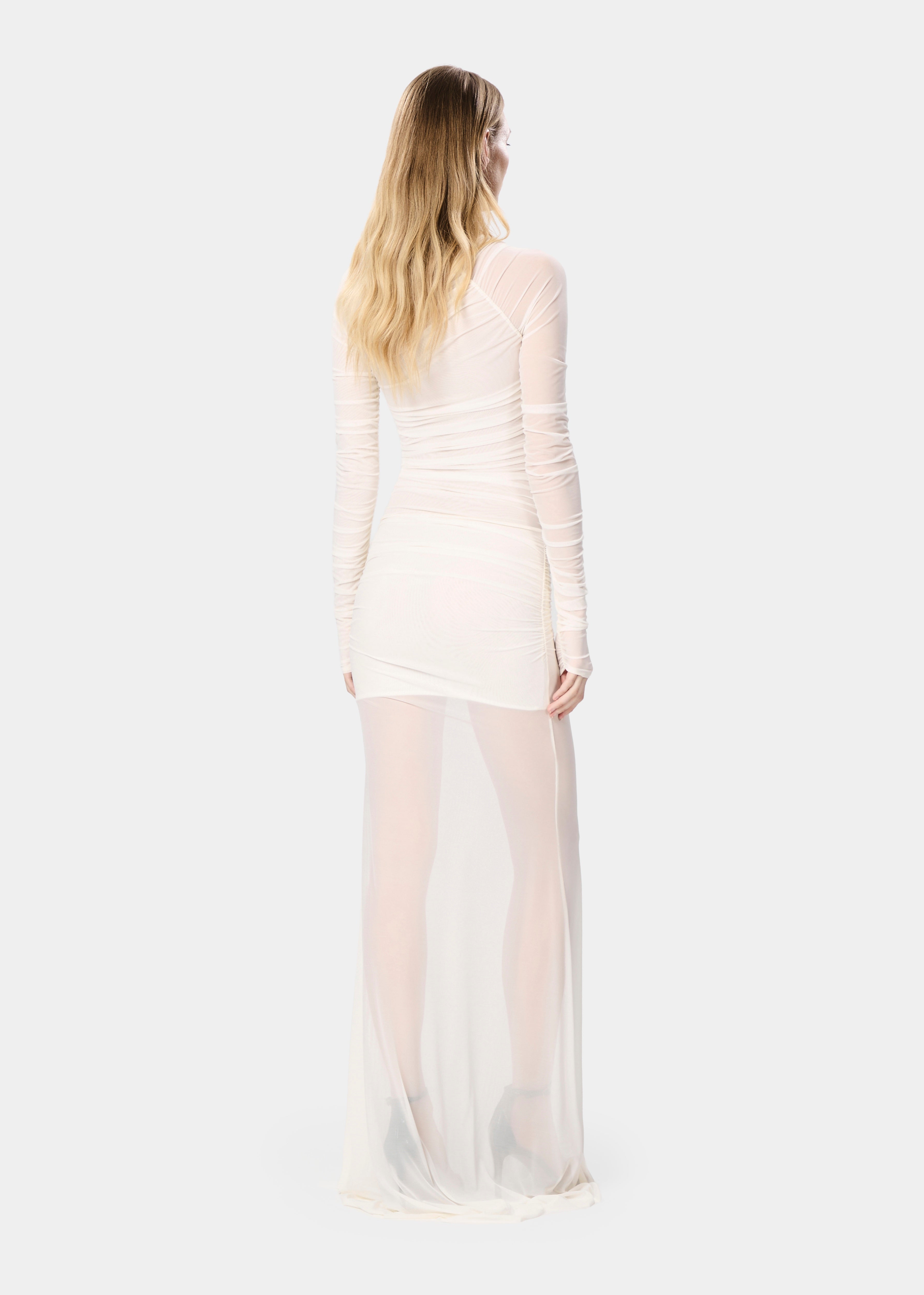 DAKOTA DRESS SHEER DREAM WHITE