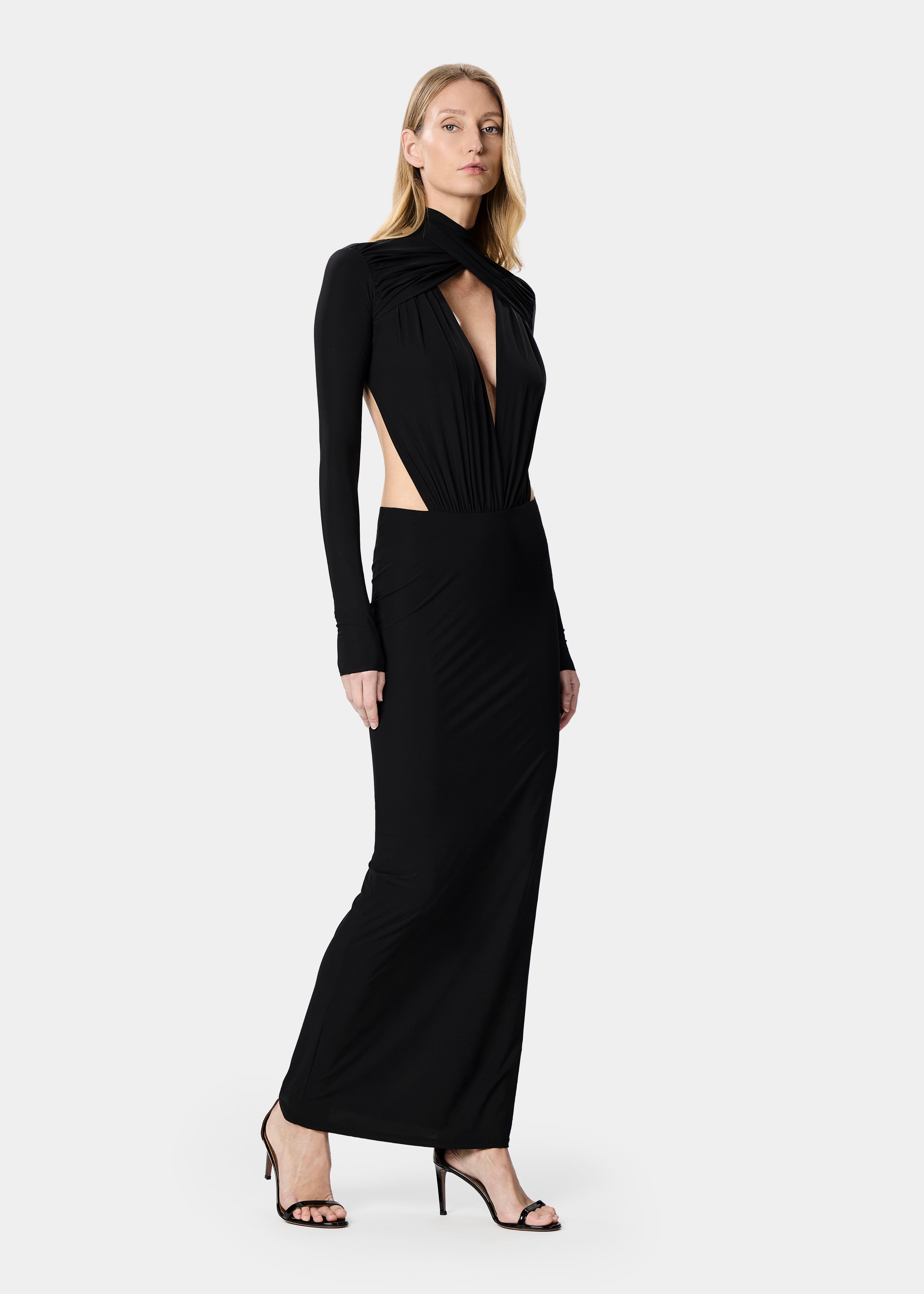 DENISE DRESS DEEP BLACK