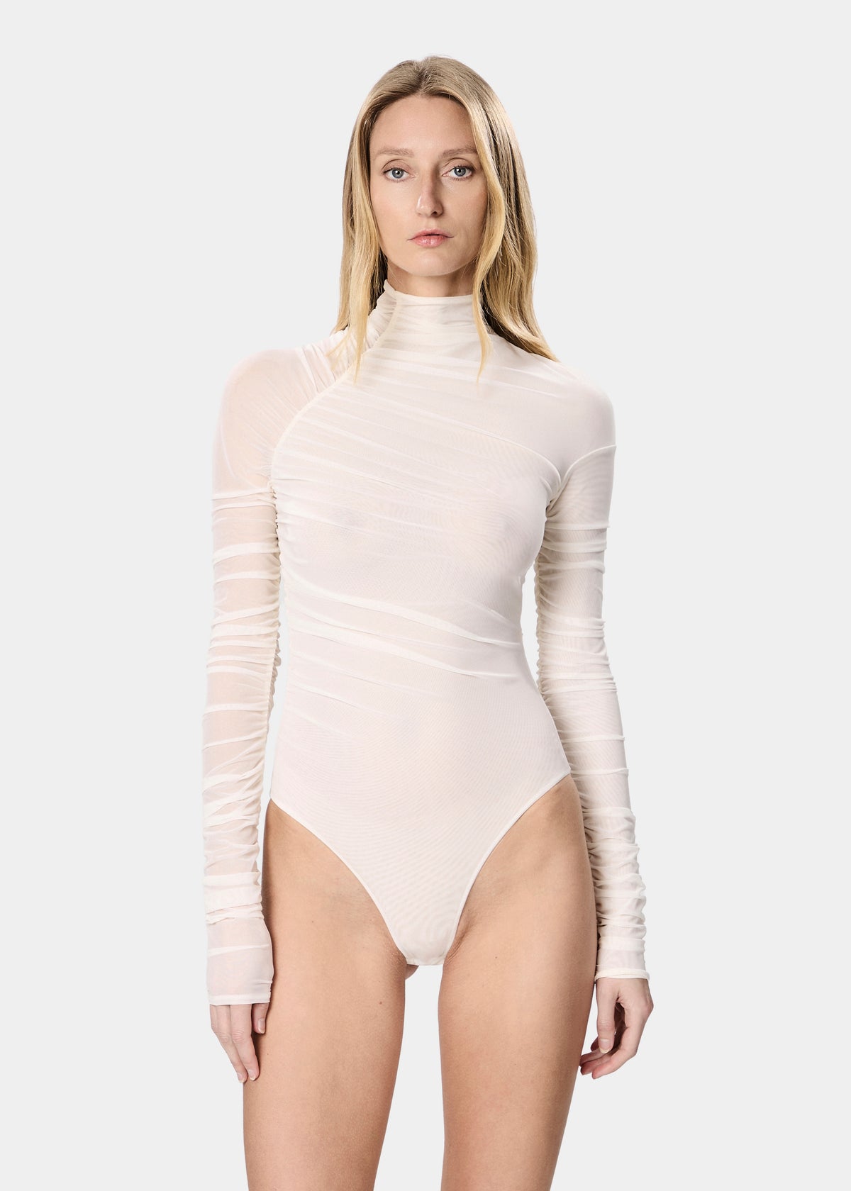 ELEN BODYSUIT SHEER DREAM WHITE
