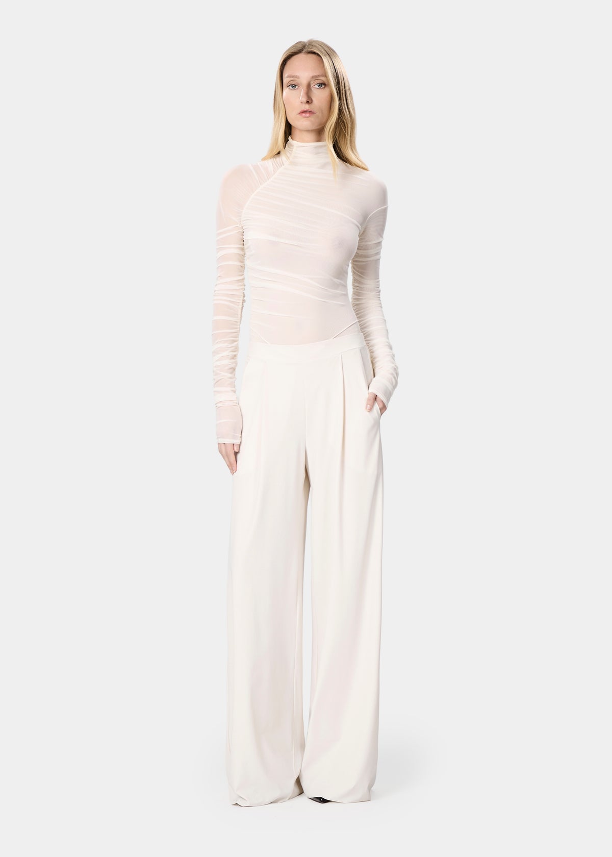 ELEN BODYSUIT SHEER DREAM WHITE