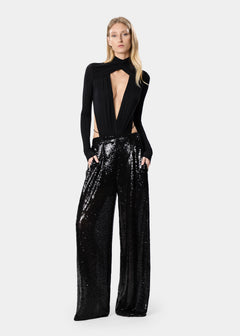 ANAIS BODYSUIT DEEP BLACK