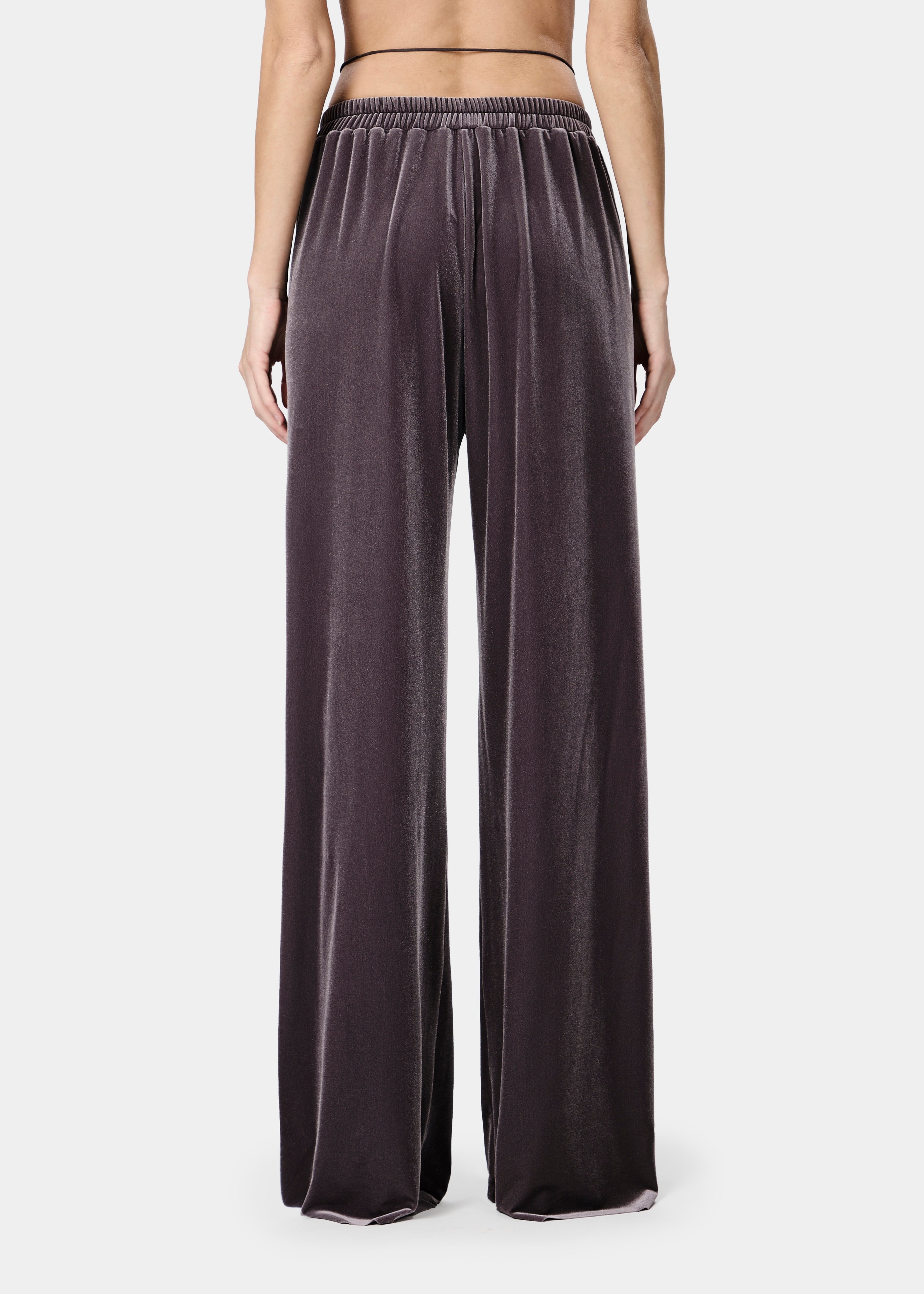 GAL PANTS VELVET PERLE NOIR