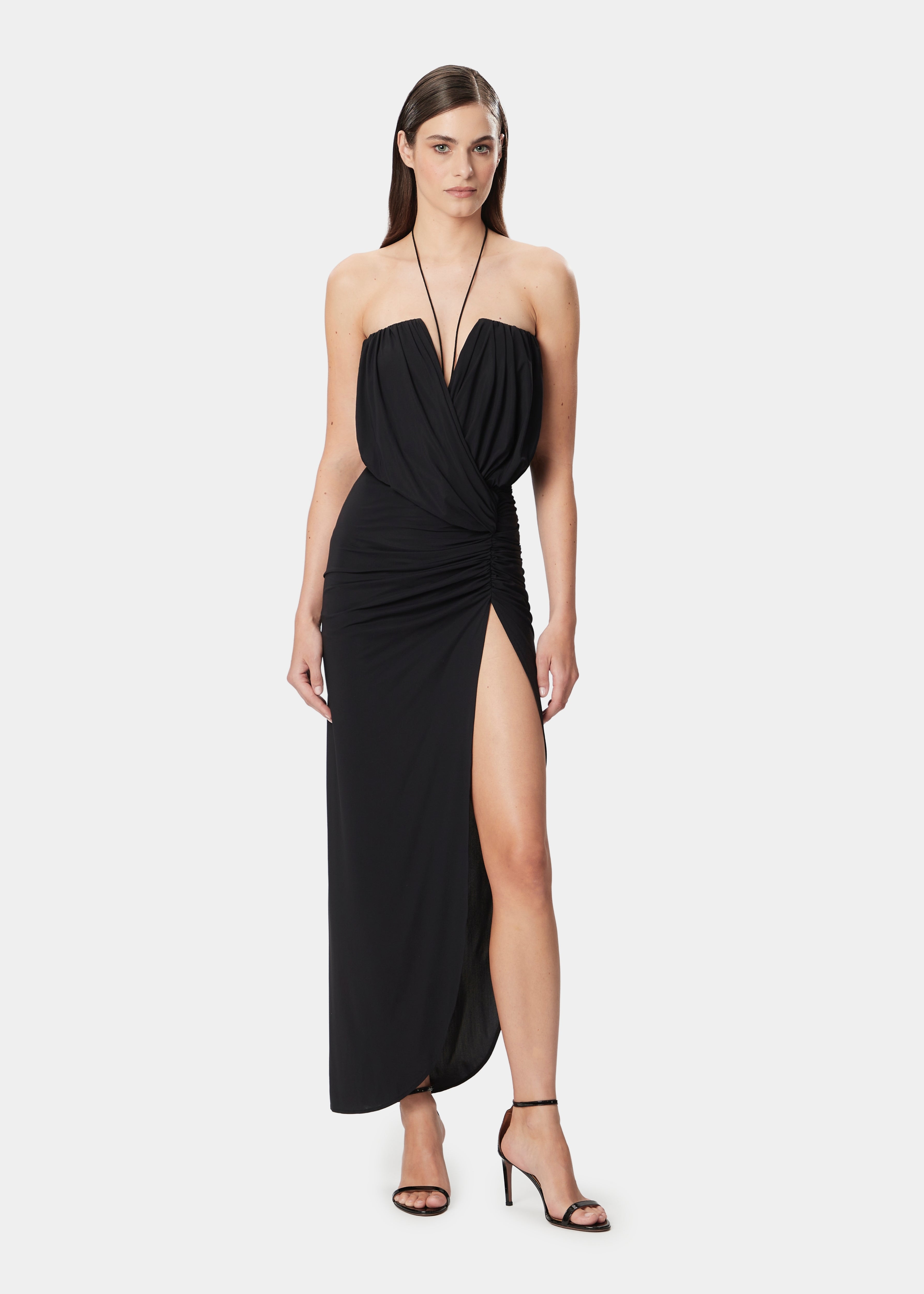 Giselle Maxi Dress Deep Black | Amazuìn