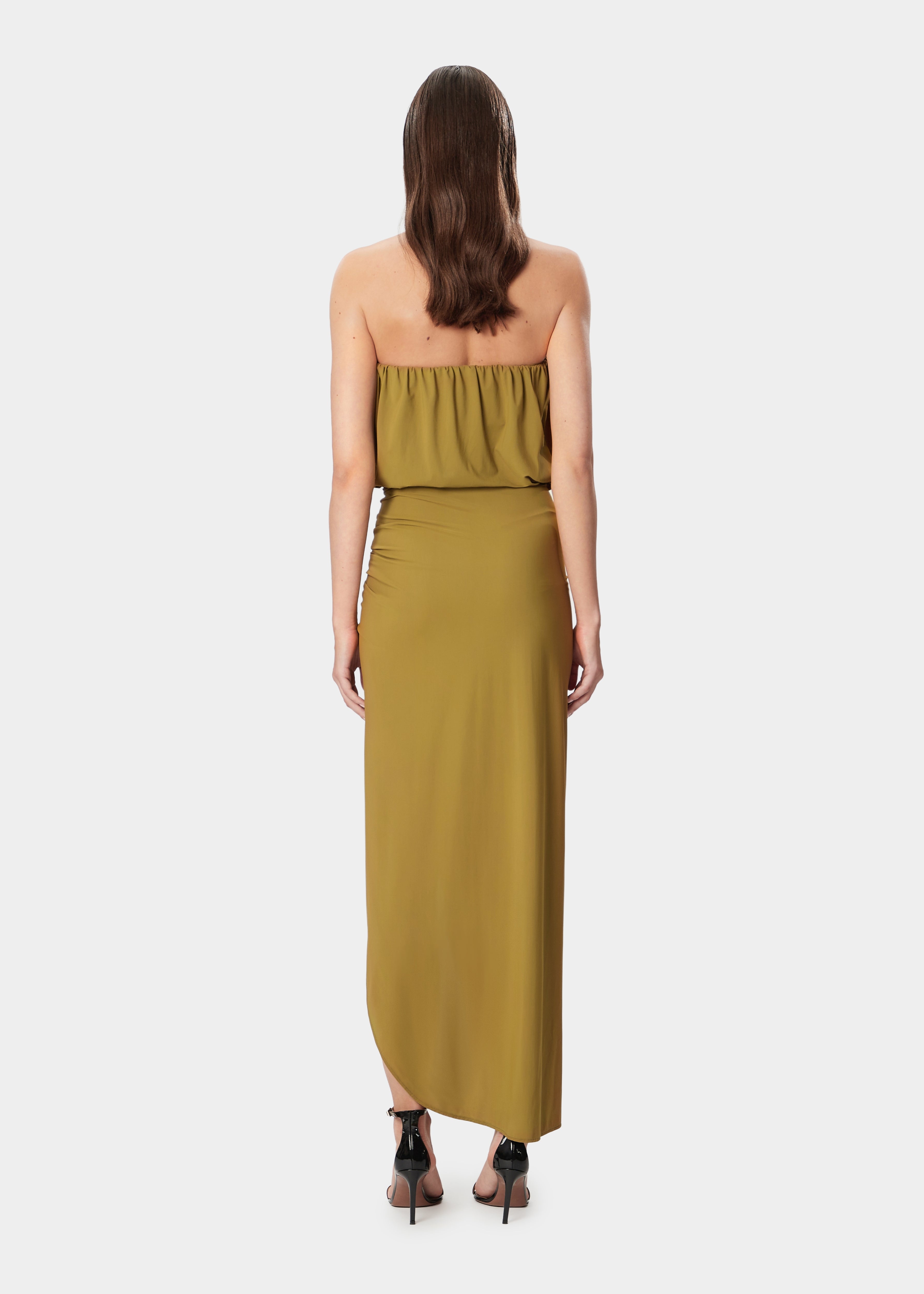 GISELLE DRESS KHAKI GREEN