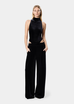 GUIA BODYSUIT VELVET JET BLACK