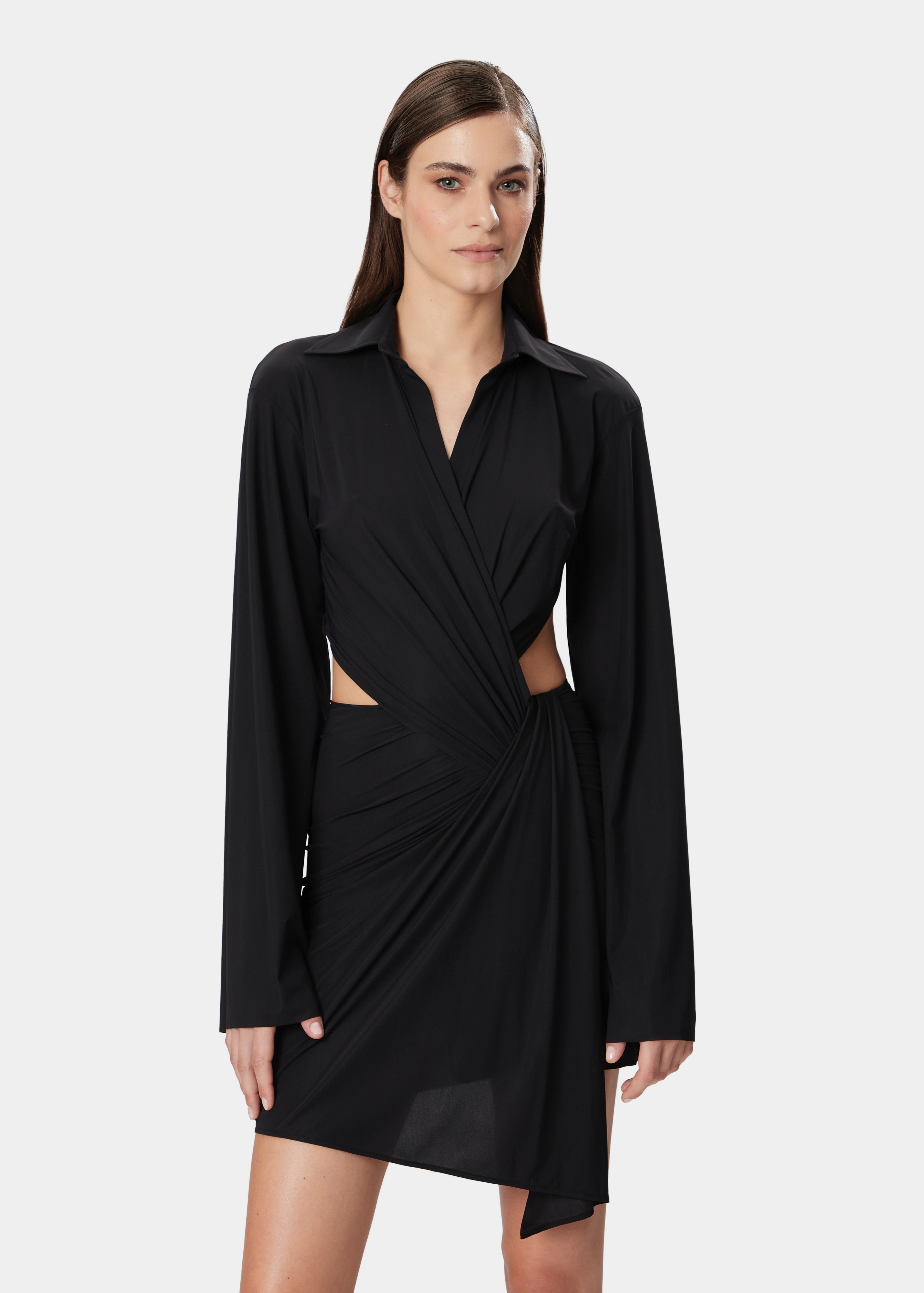 INES DRESS DEEP BLACK