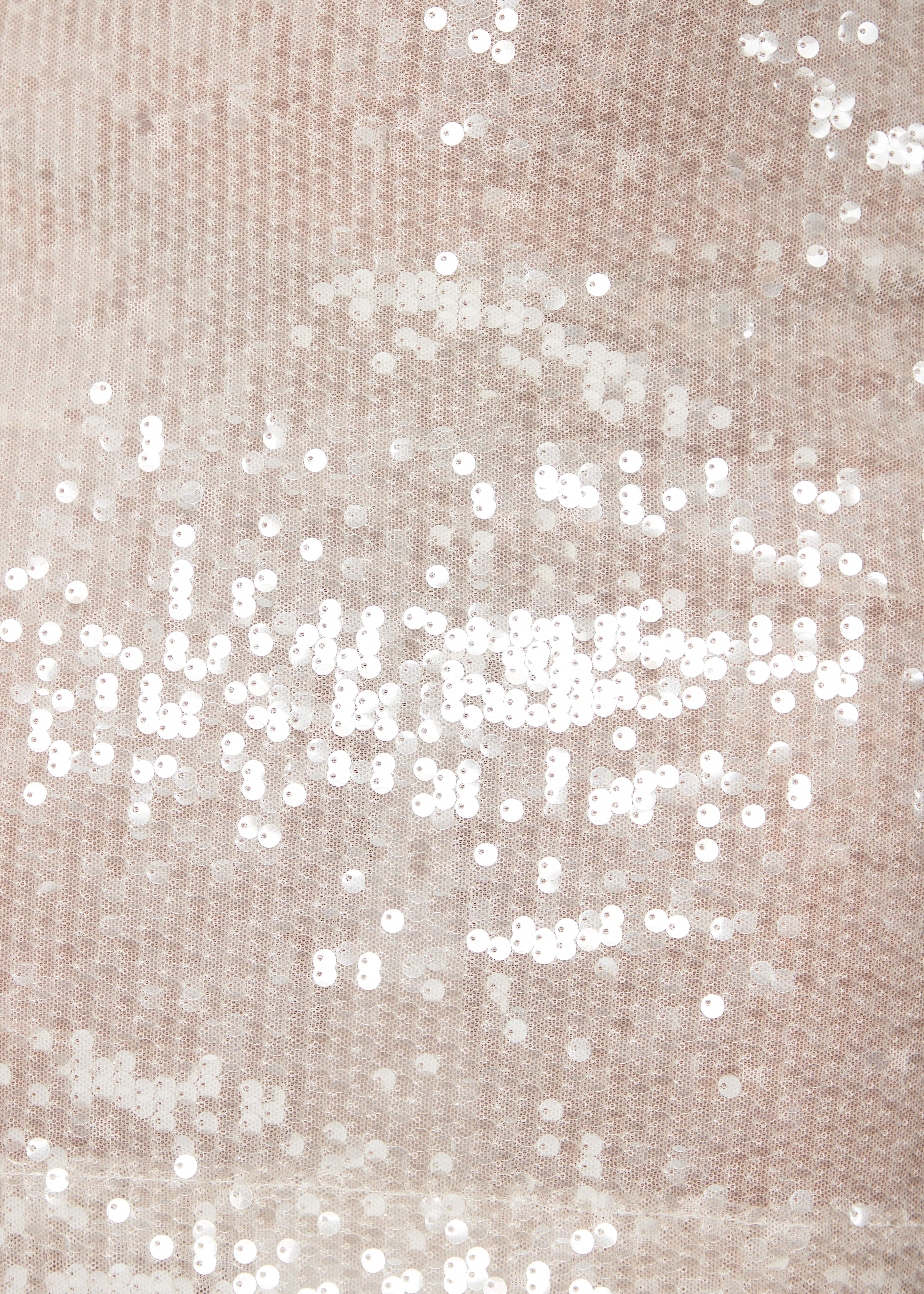 ISELIN DRESS SEQUINS CREAM