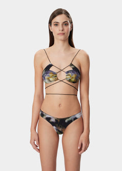 JADIA THONG TWO PIECE FADED FLORAL