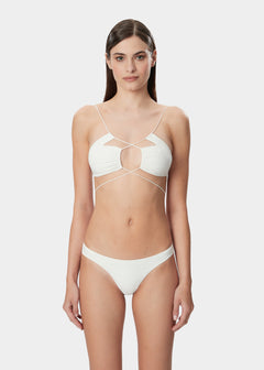 JADIA THONG TWO PIECE OFF WHITE