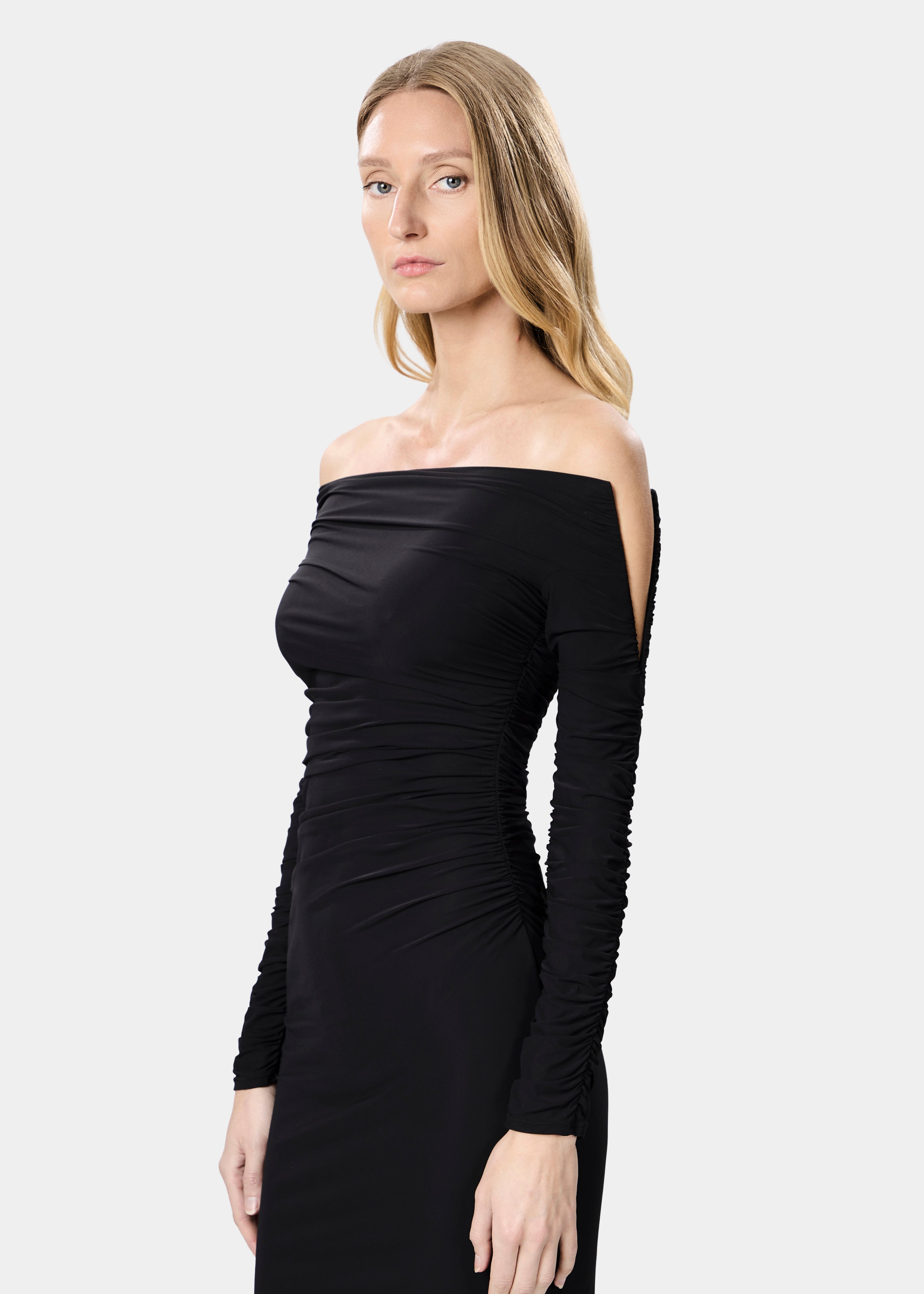 JANIS DRESS DEEP BLACK