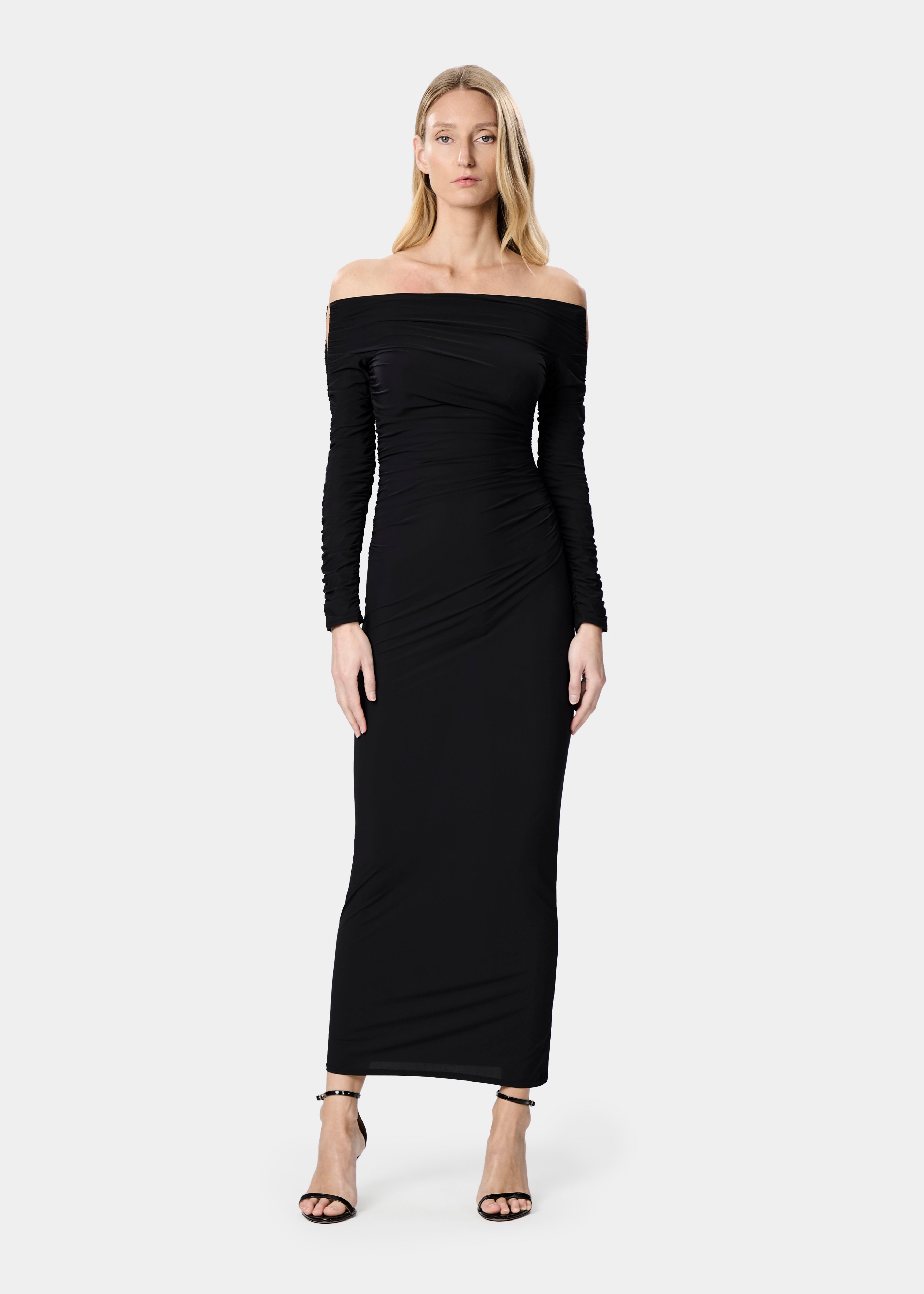 JANIS DRESS DEEP BLACK