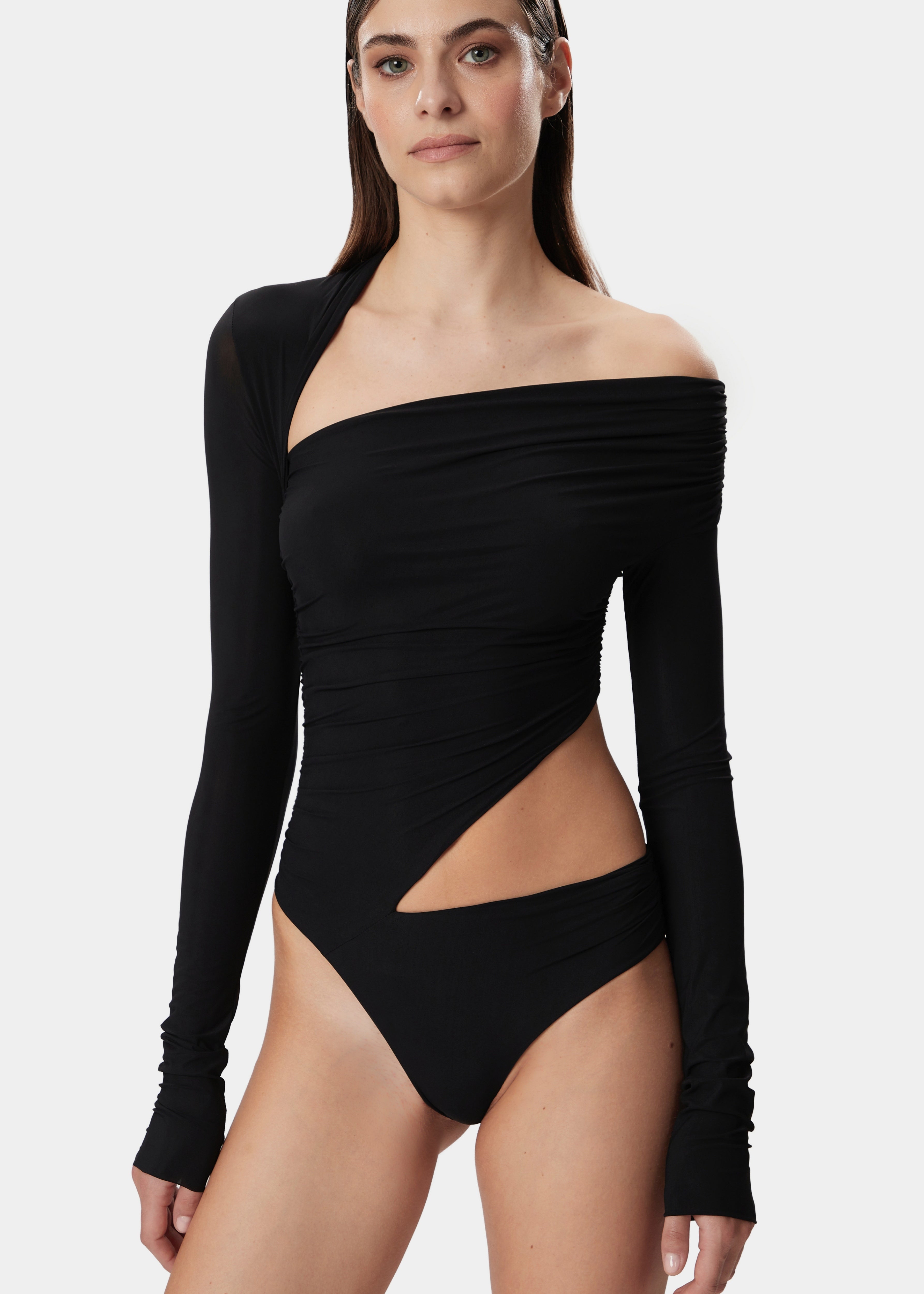 JODI BODYSUIT DEEP BLACK