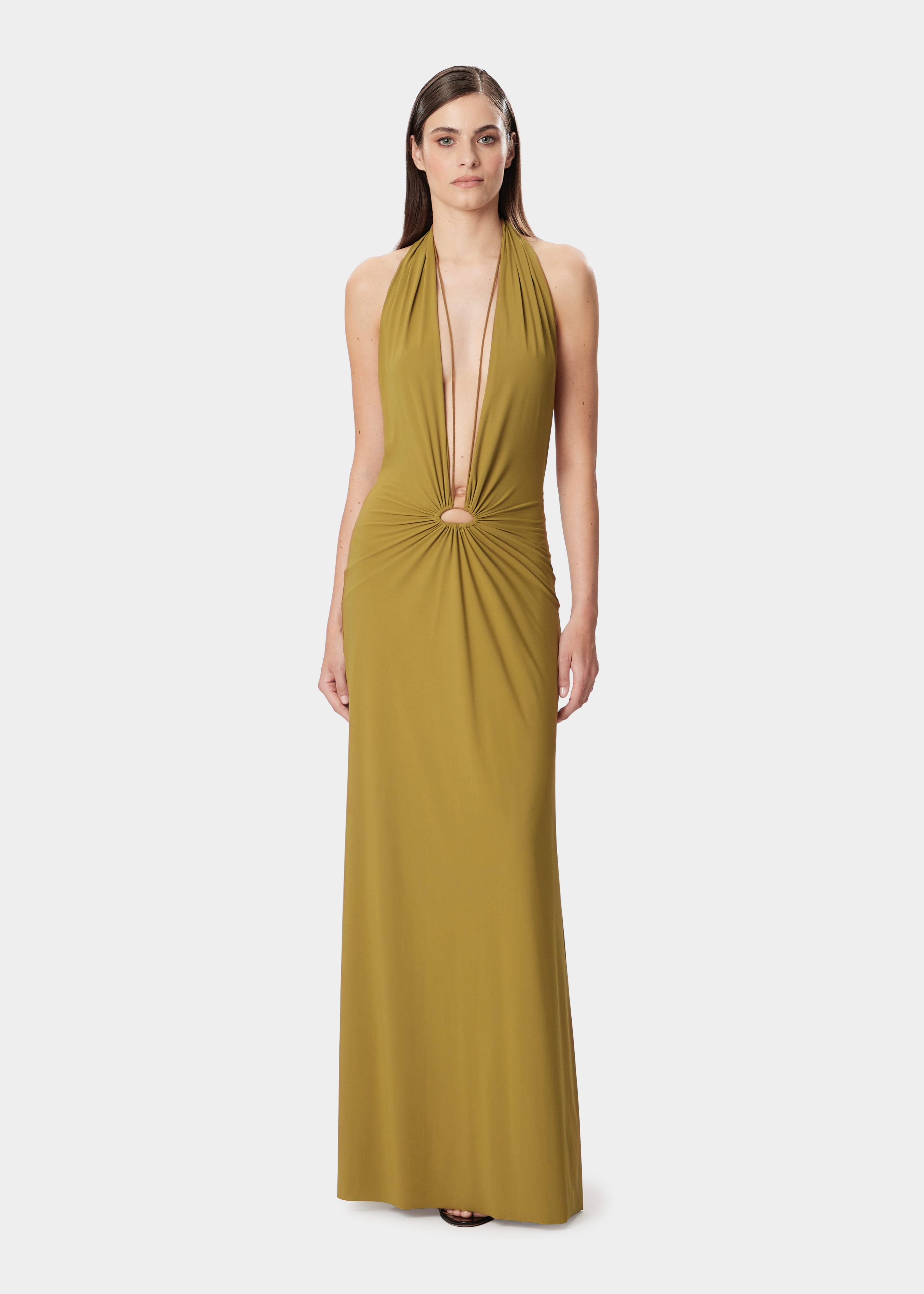 JOELE DRESS KHAKI GREEN