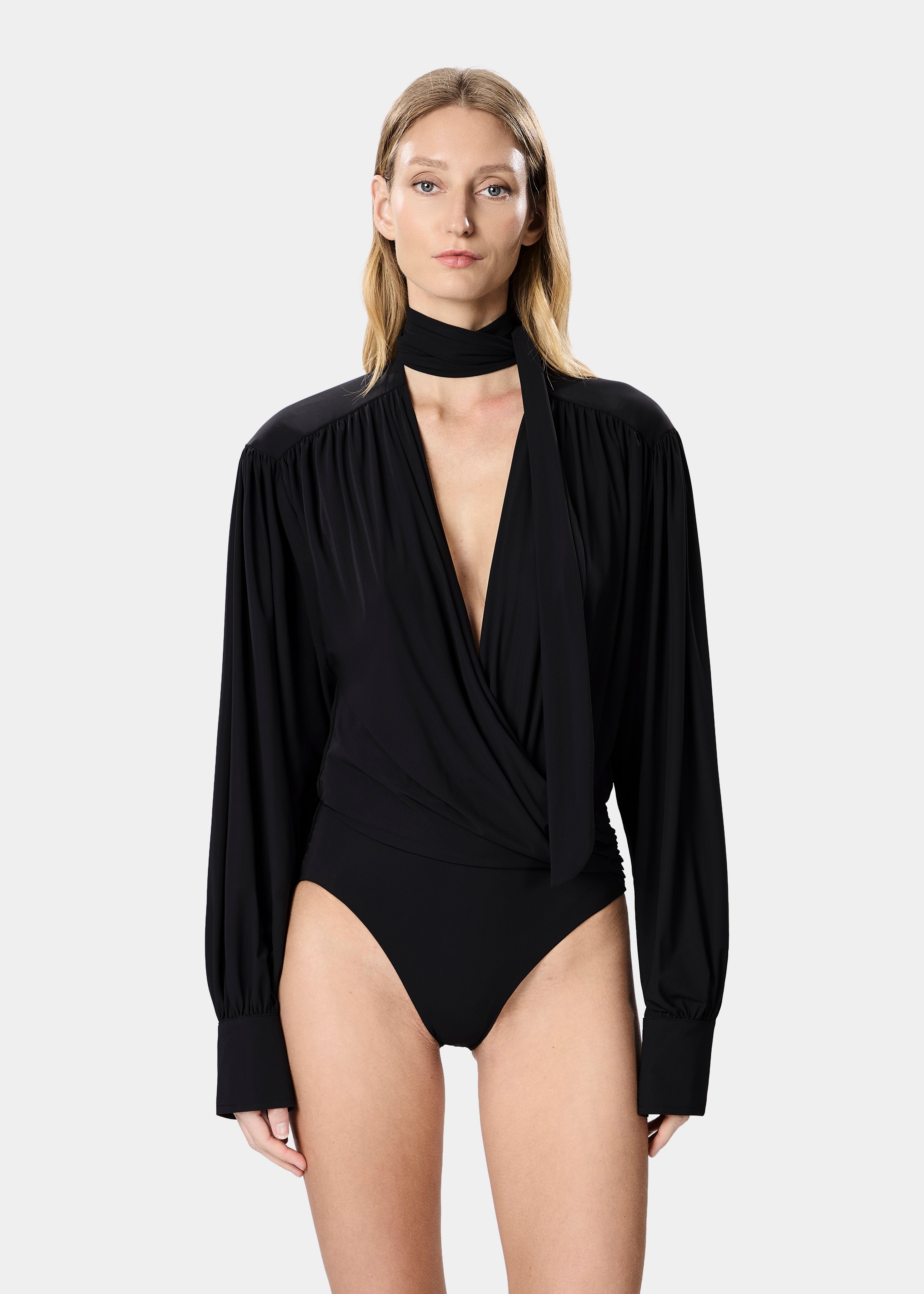 KEILA BODYSUIT DEEP BLACK