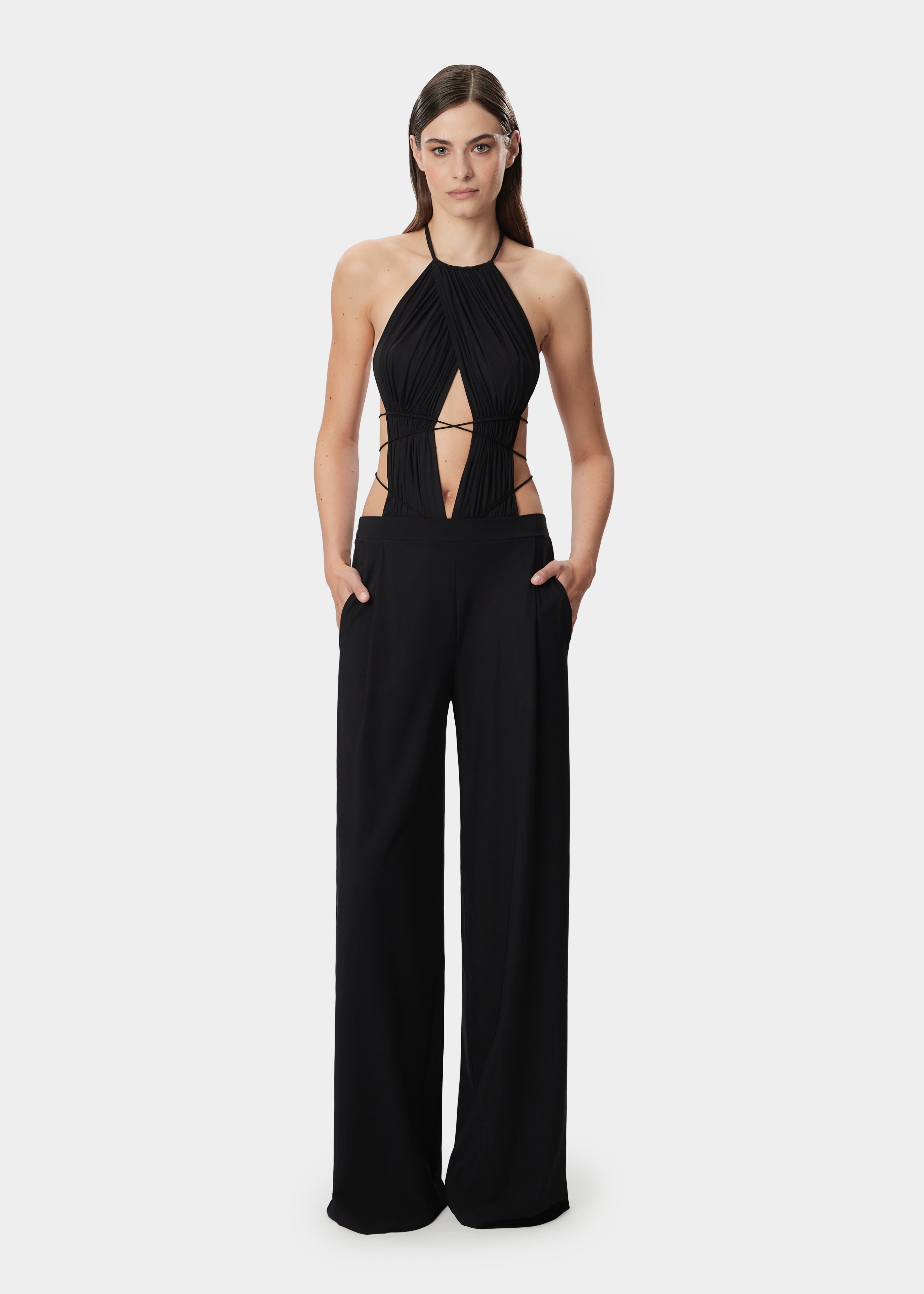KRIS PANTS DEEP BLACK