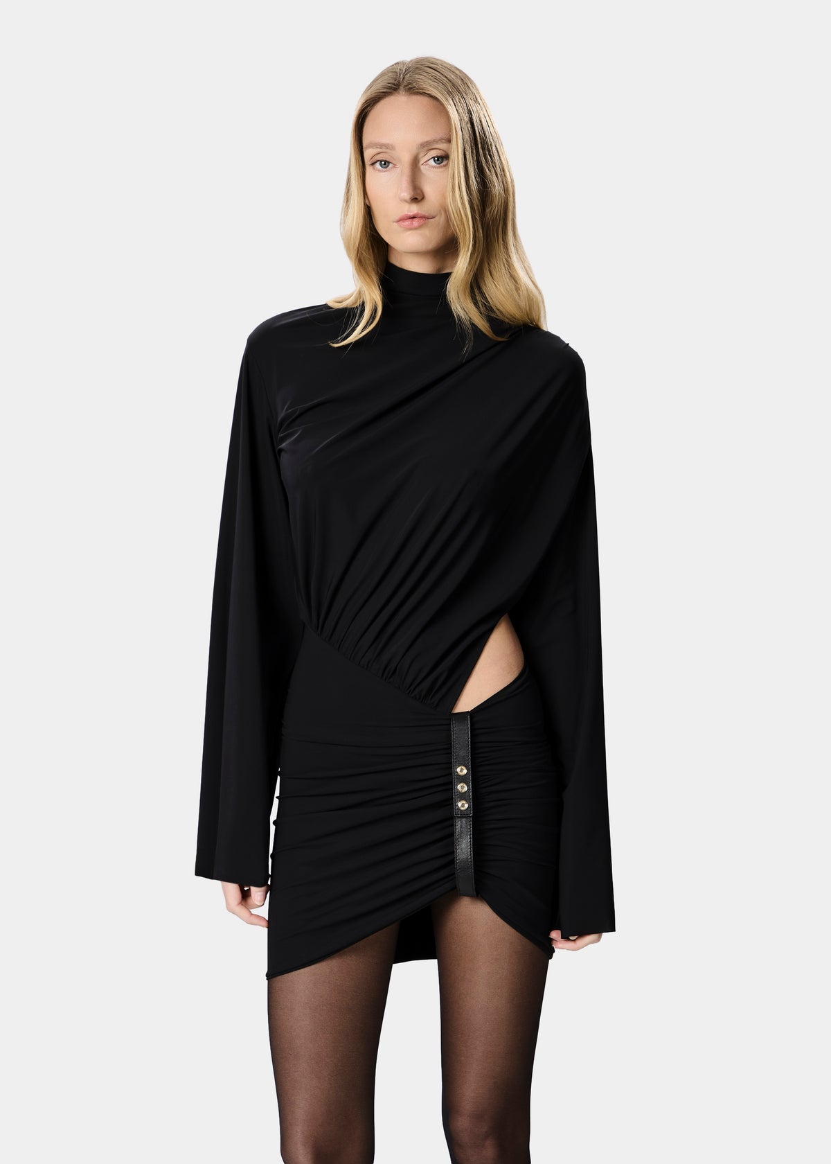 LUCA DRESS DEEP BLACK