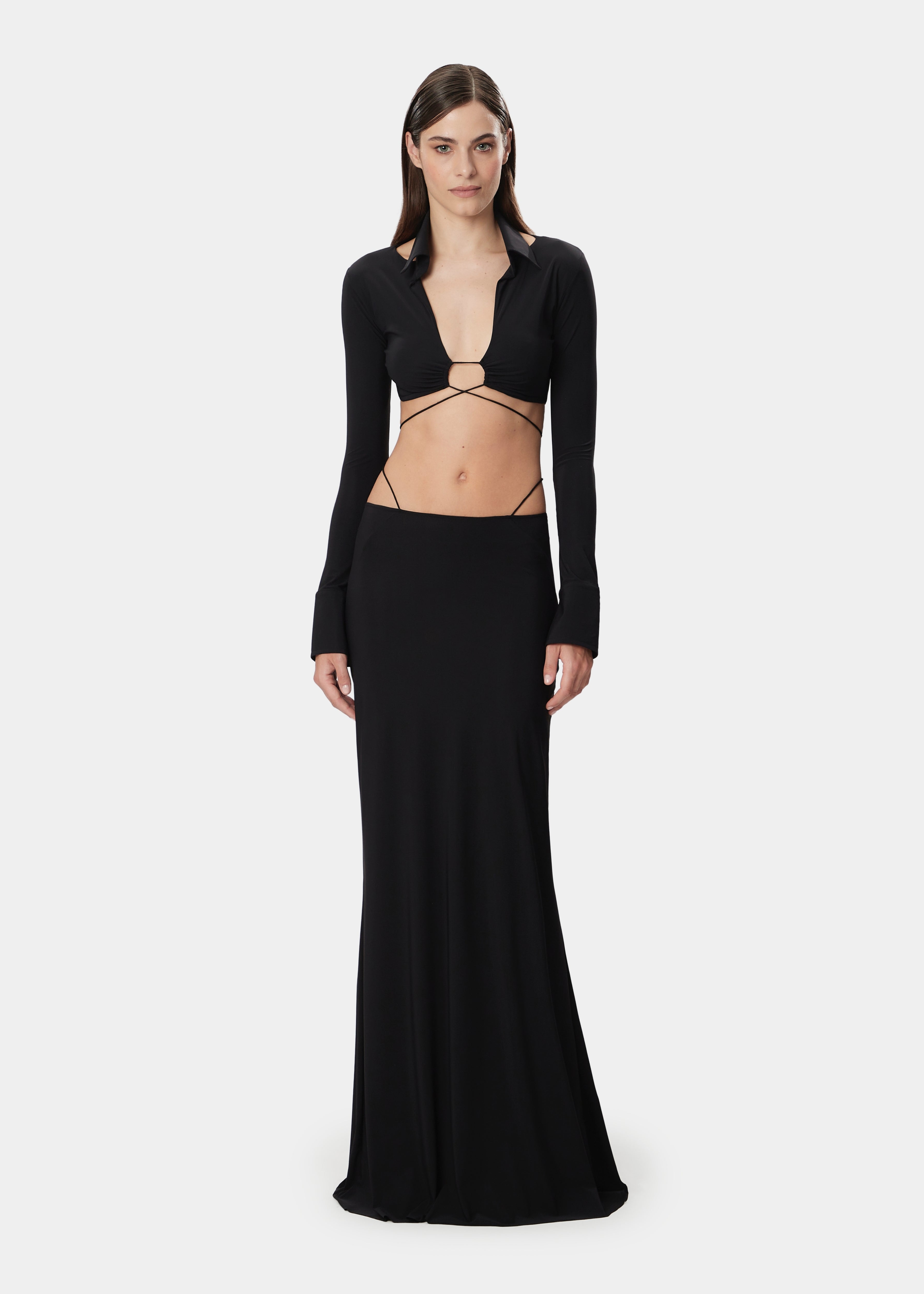 LUNA SKIRT DEEP BLACK