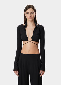 LYNN TOP DEEP BLACK