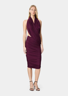 MANOON DRESS MAROON